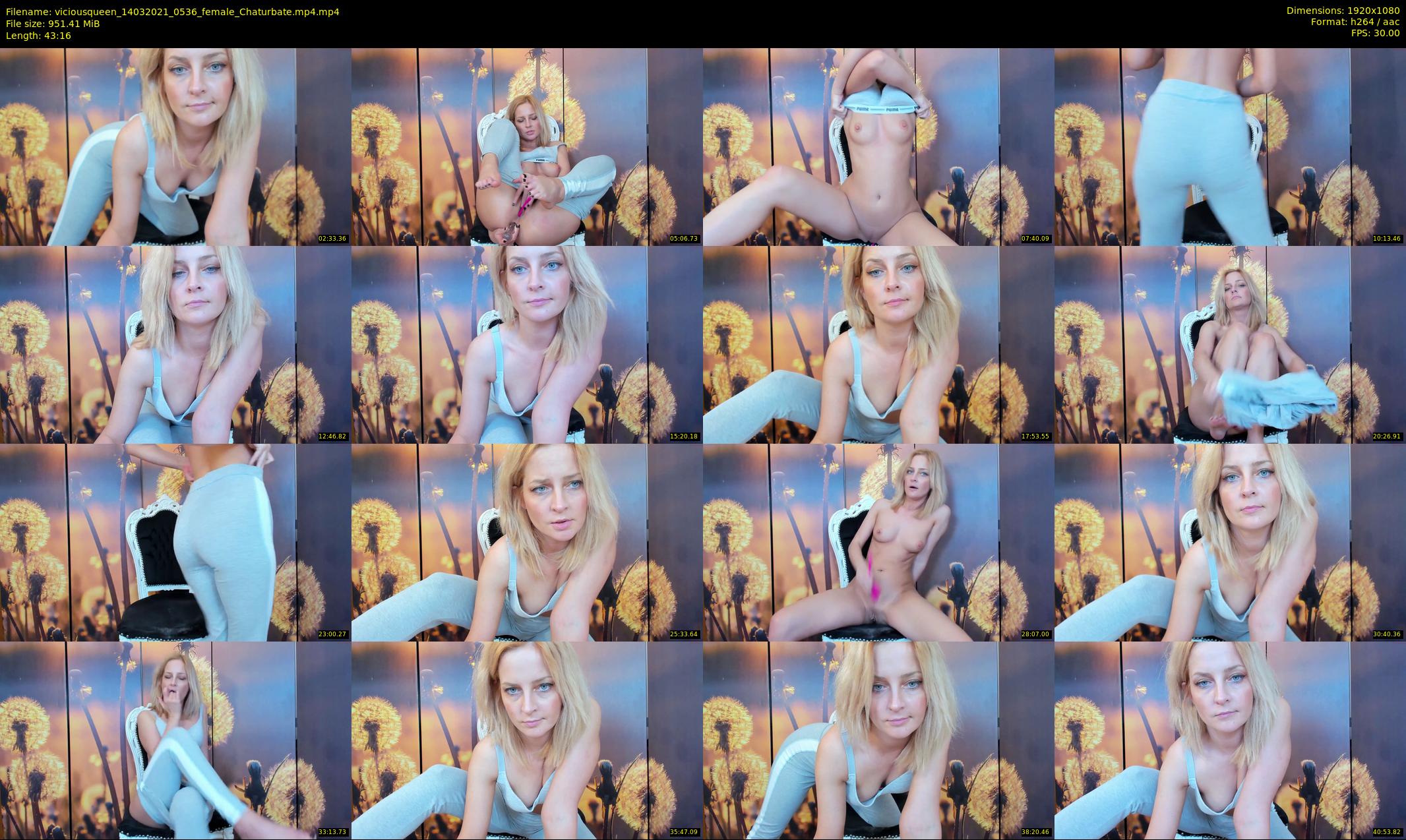 viciousqueen — 44 minute Chaturbate female cam show recording, 1080p, Mar 14, 2021