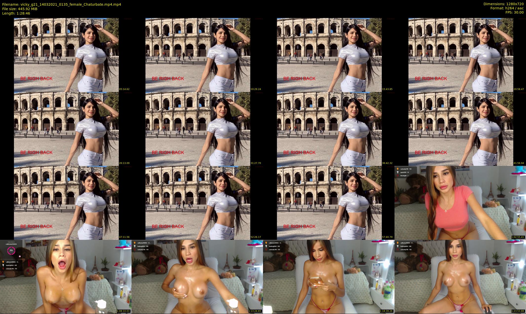 vicky_g21 — 89 minute Chaturbate female cam show recording, 720p, Mar 14, 2021