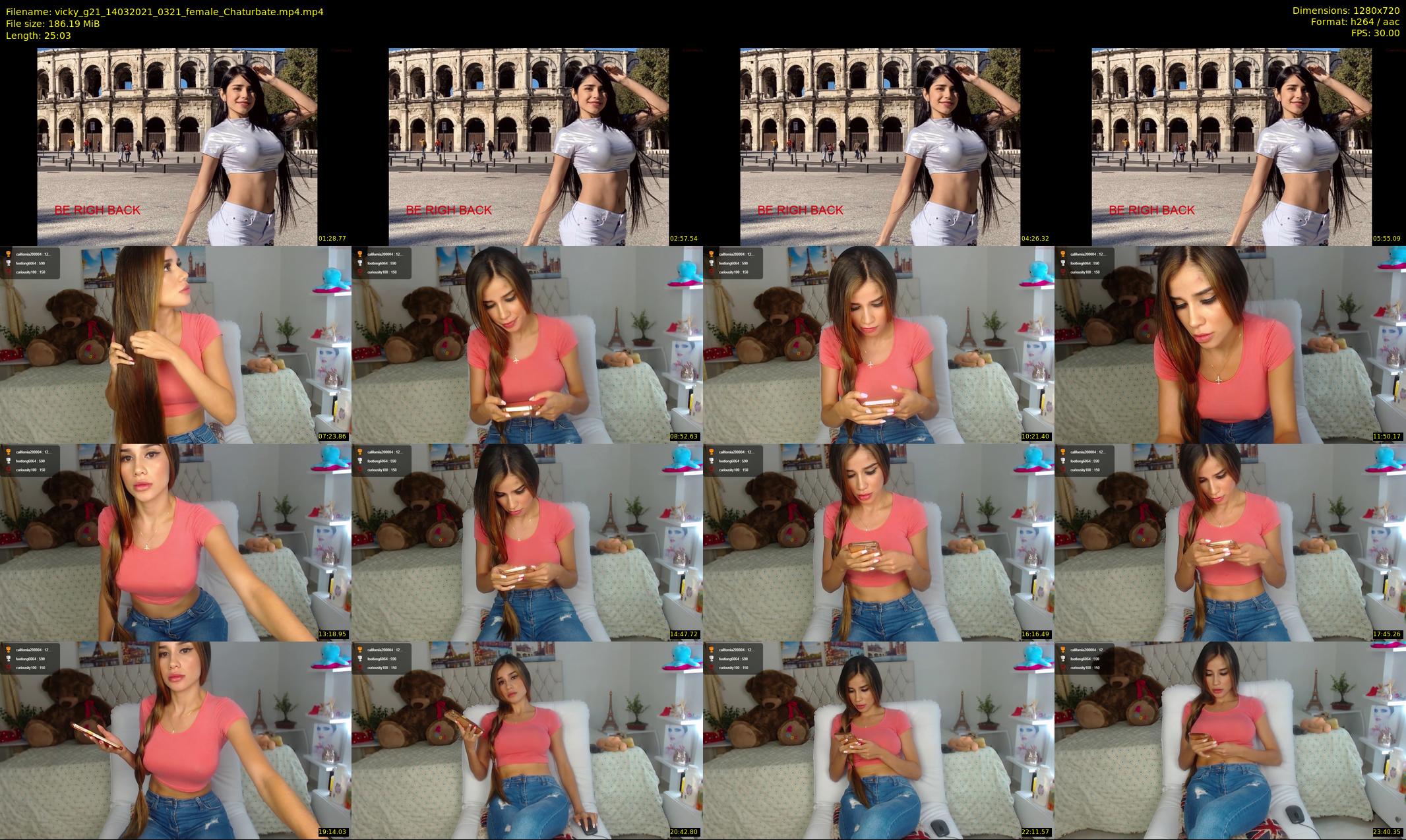 vicky_g21 — 26 minute Chaturbate female cam show recording, 720p, Mar 14, 2021