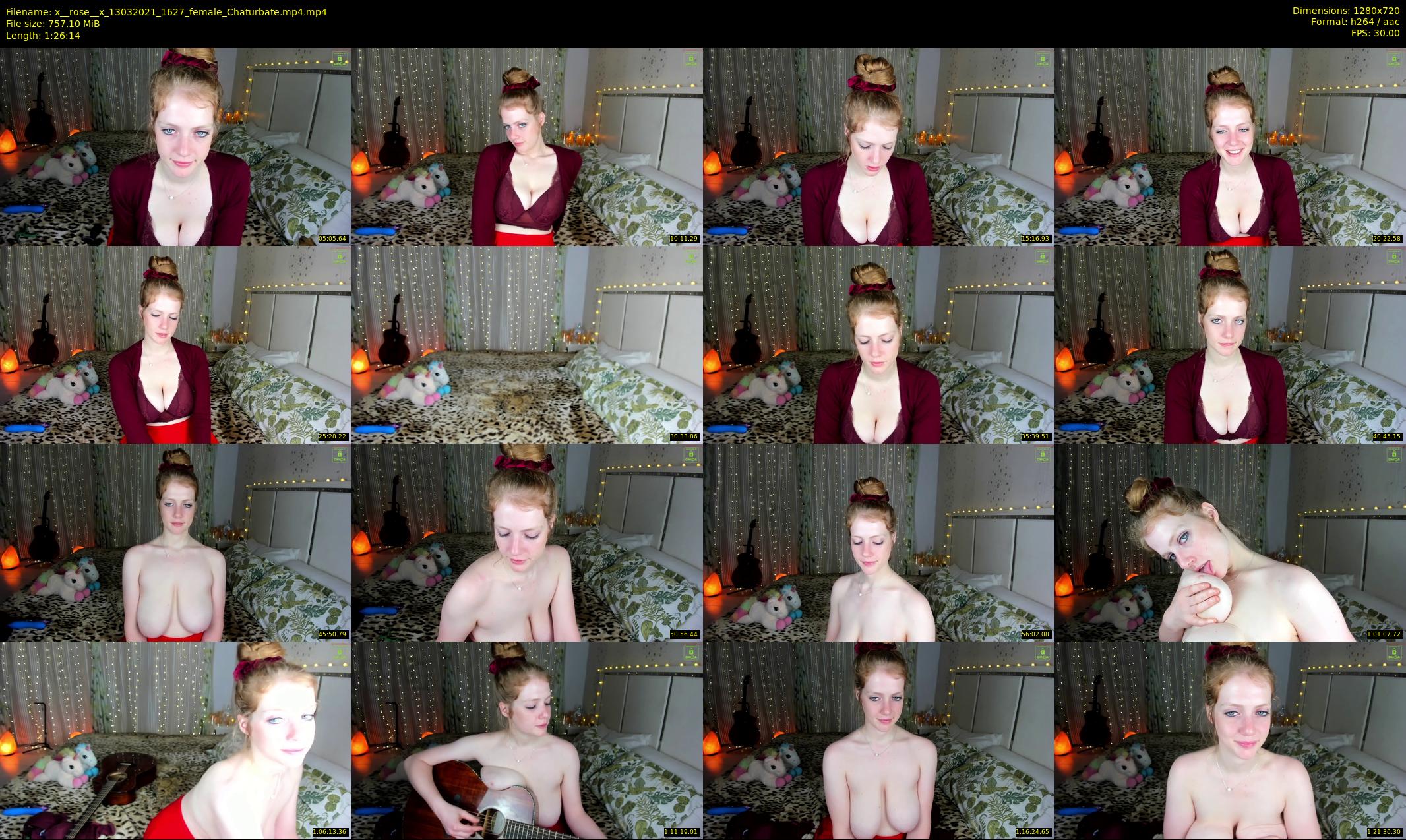 x__rose__x — 87 minute Chaturbate female cam show recording, 720p, Mar 13, 2021