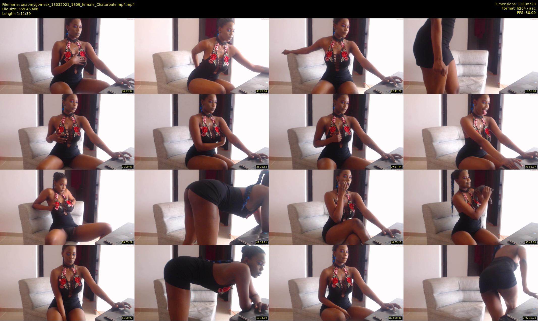 xnaomygomezx — 72 minute Chaturbate female cam show recording, 720p, Mar 13, 2021