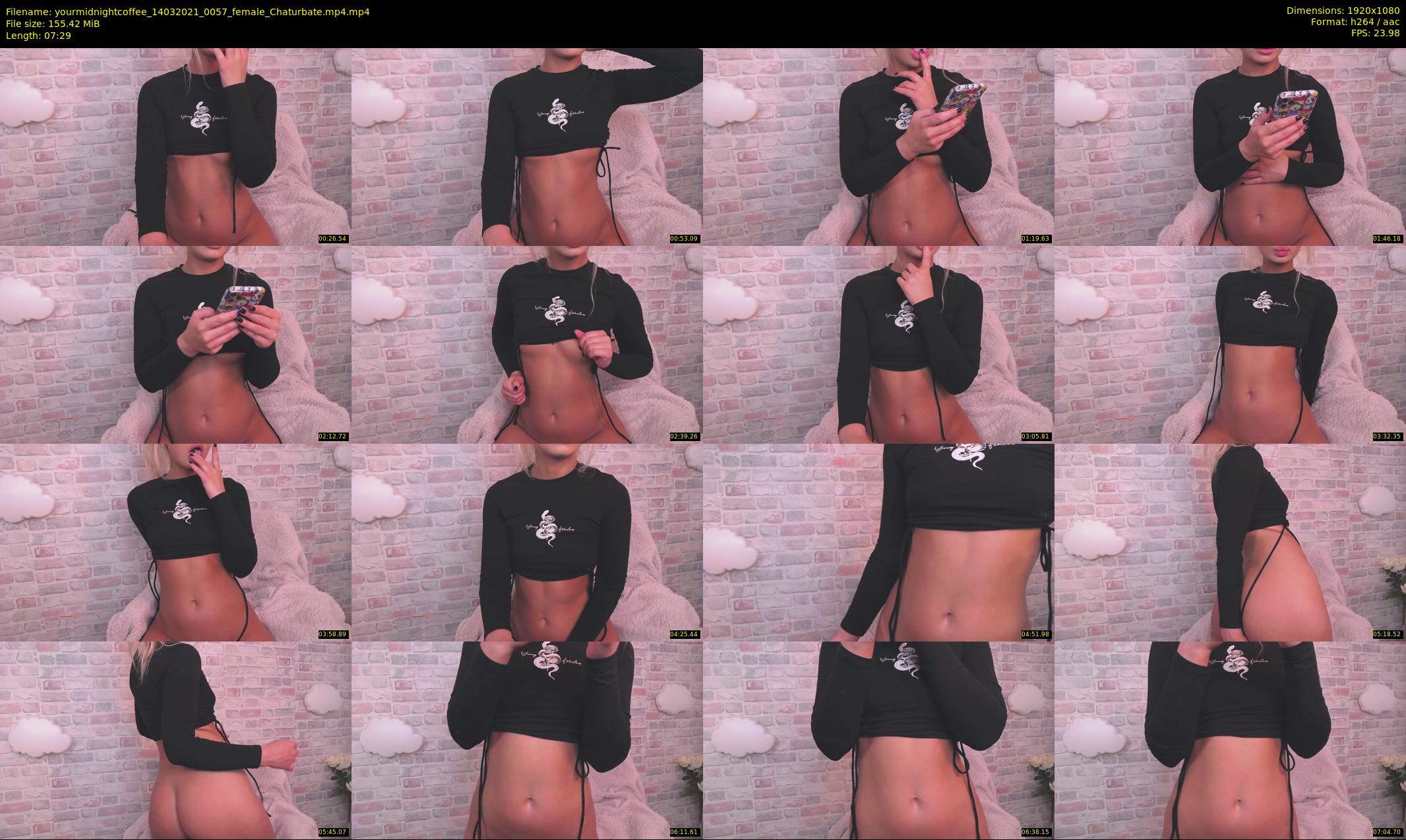 yourmidnightcoffee — 8 minute Chaturbate female cam show recording, 1080p, Mar 14, 2021