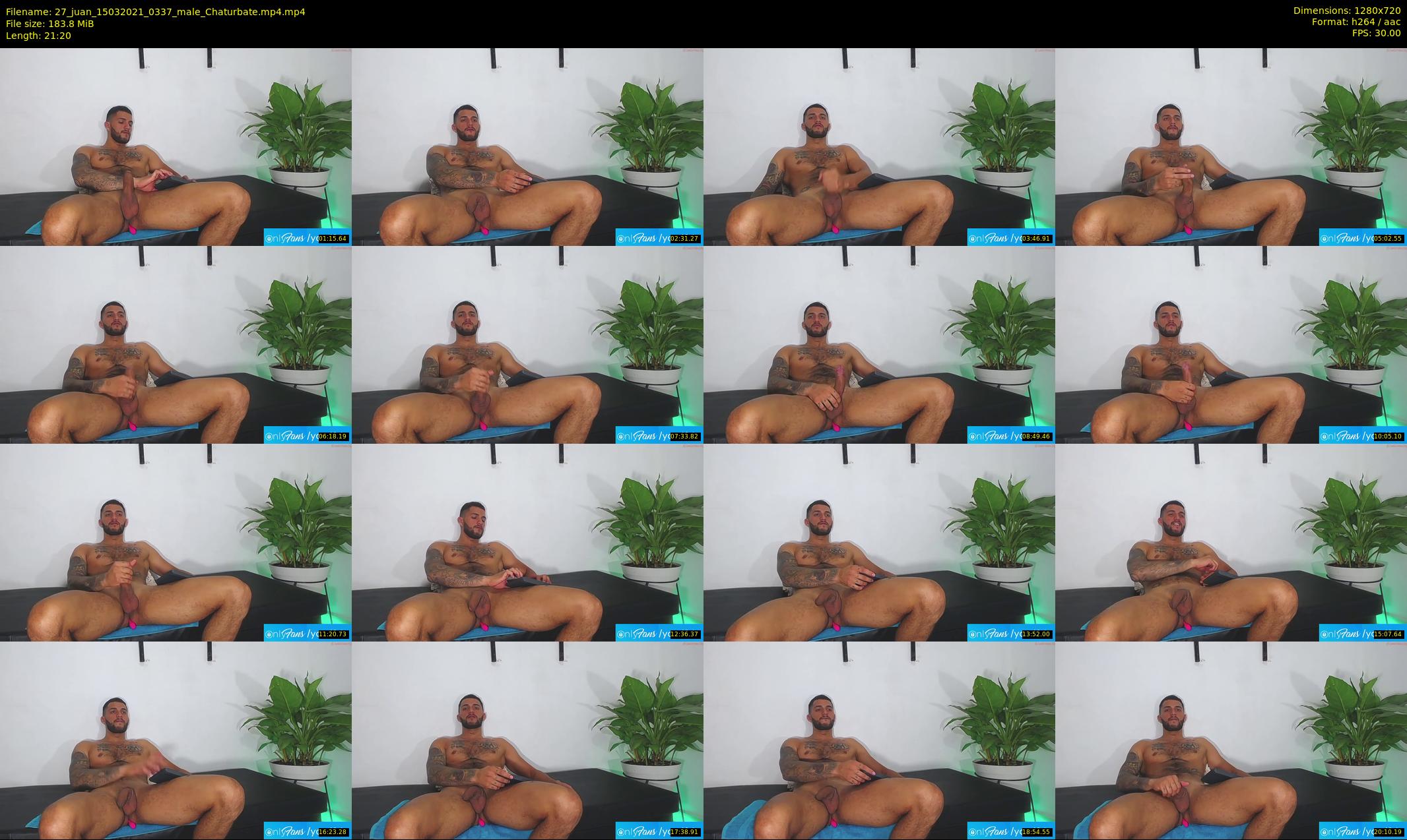 27_juan — 22 minute Chaturbate male cam show recording, 720p, Mar 15, 2021