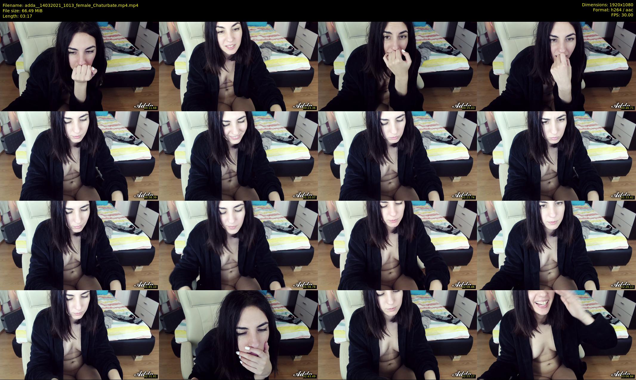 adda_ — 4 minute Chaturbate female cam show recording, 1080p, Mar 14, 2021