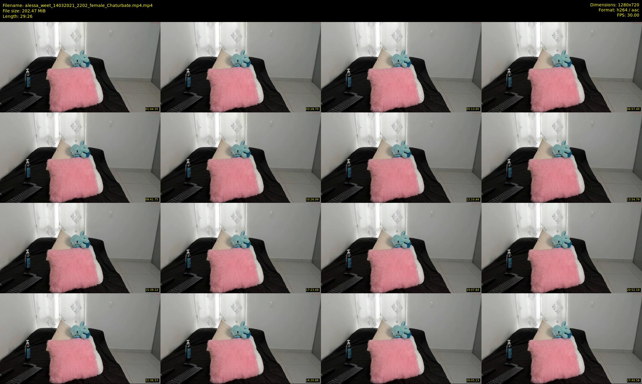alessa_weet — 30 minute Chaturbate female cam show recording, 720p, Mar 14, 2021