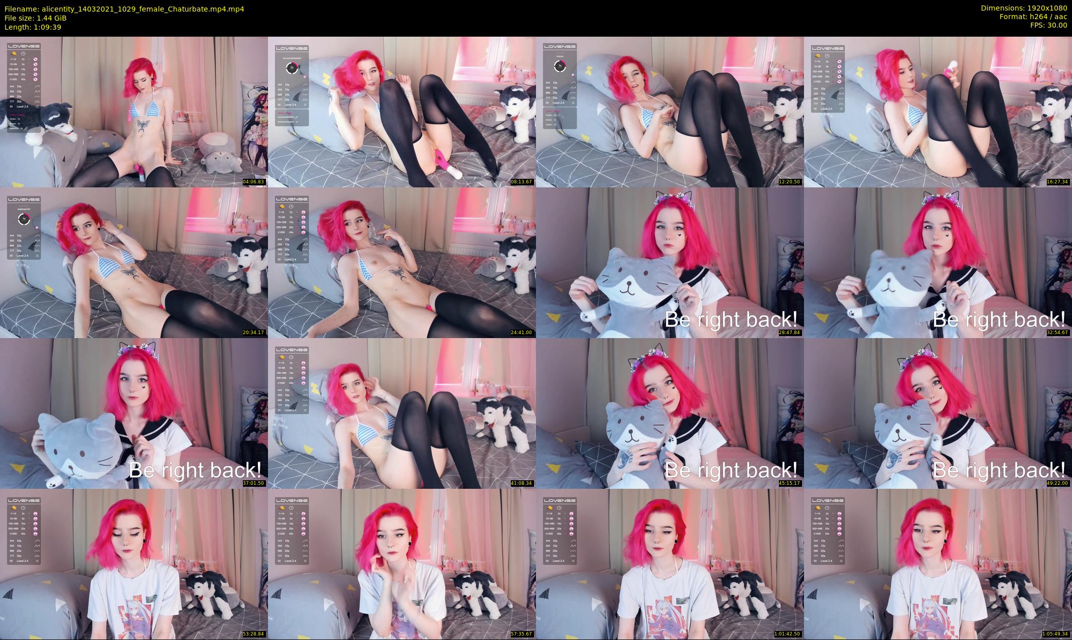 alicentity — 70 minute Chaturbate female cam show recording, 1080p, Mar 14, 2021