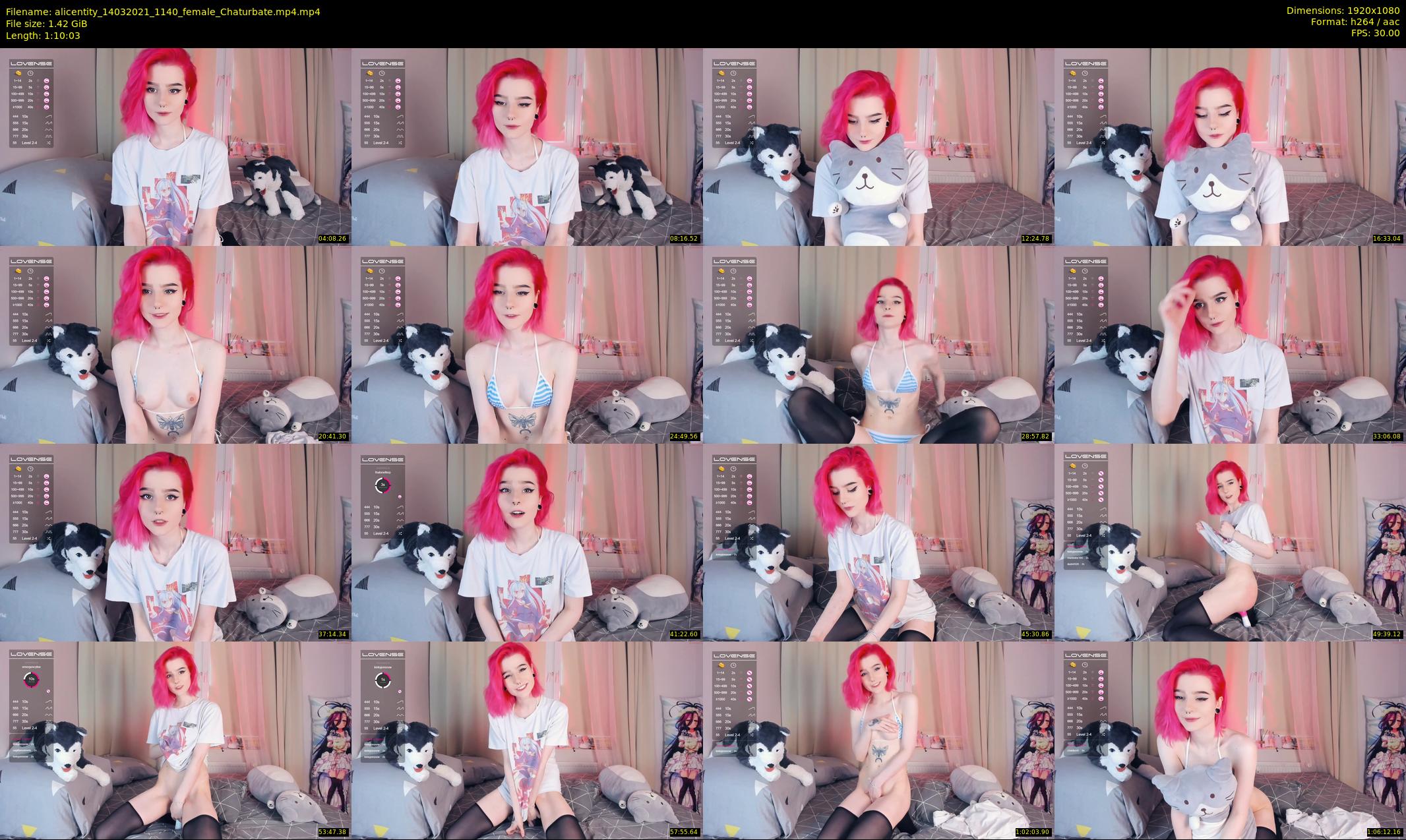 alicentity — 71 minute Chaturbate female cam show recording, 1080p, Mar 14, 2021