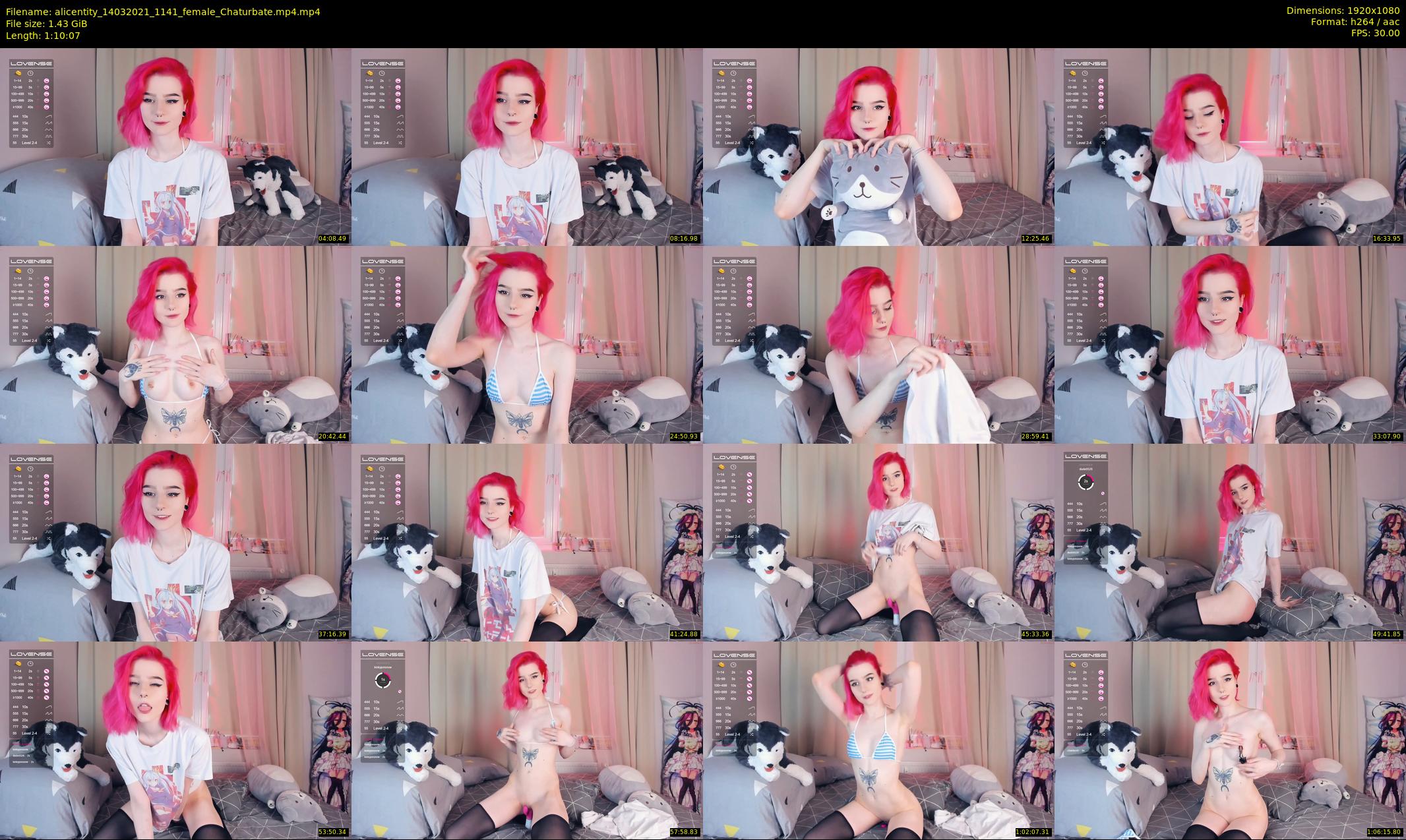alicentity — 71 minute Chaturbate female cam show recording, 1080p, Mar 14, 2021