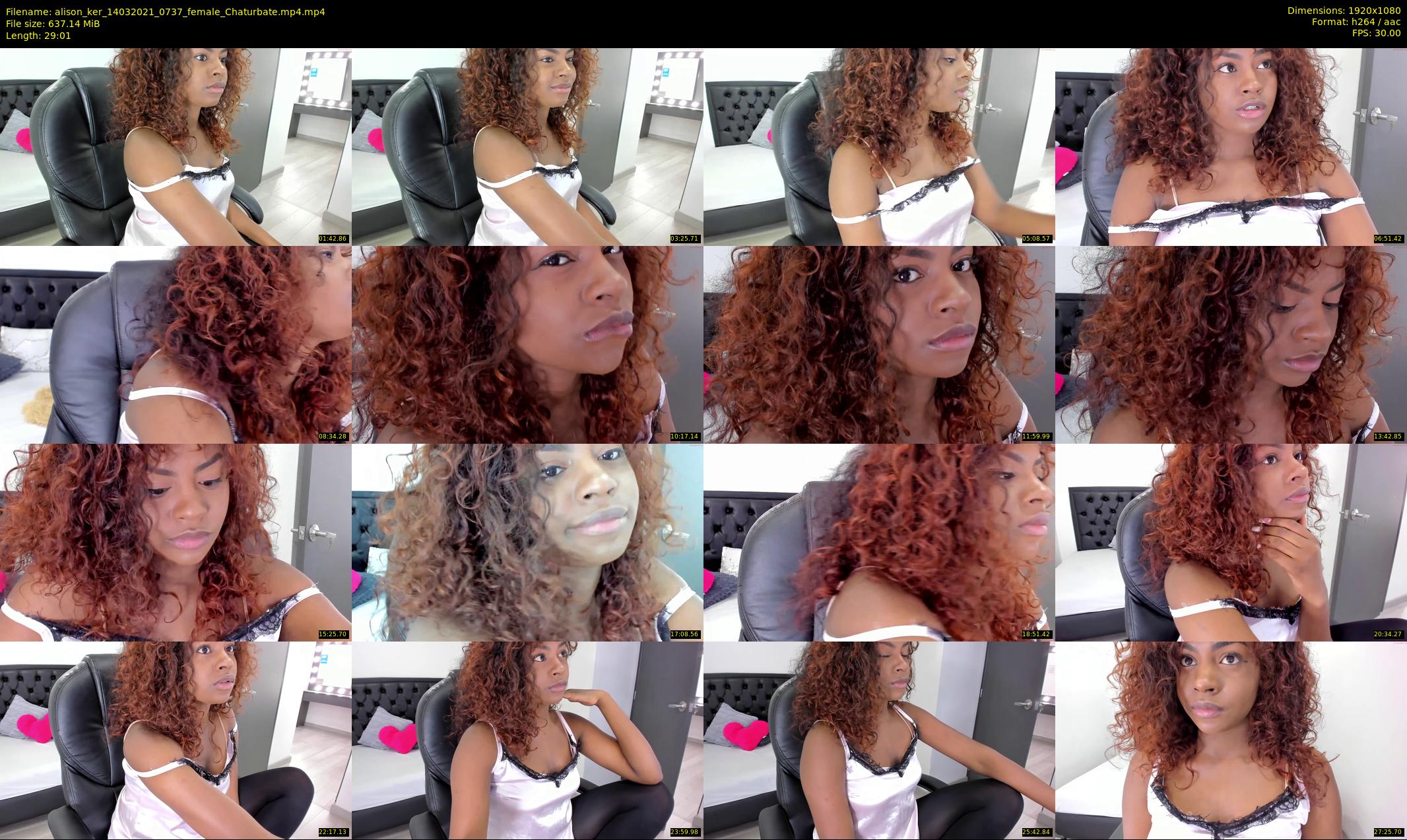 alison_ker — 30 minute Chaturbate female cam show recording, 1080p, Mar 14, 2021