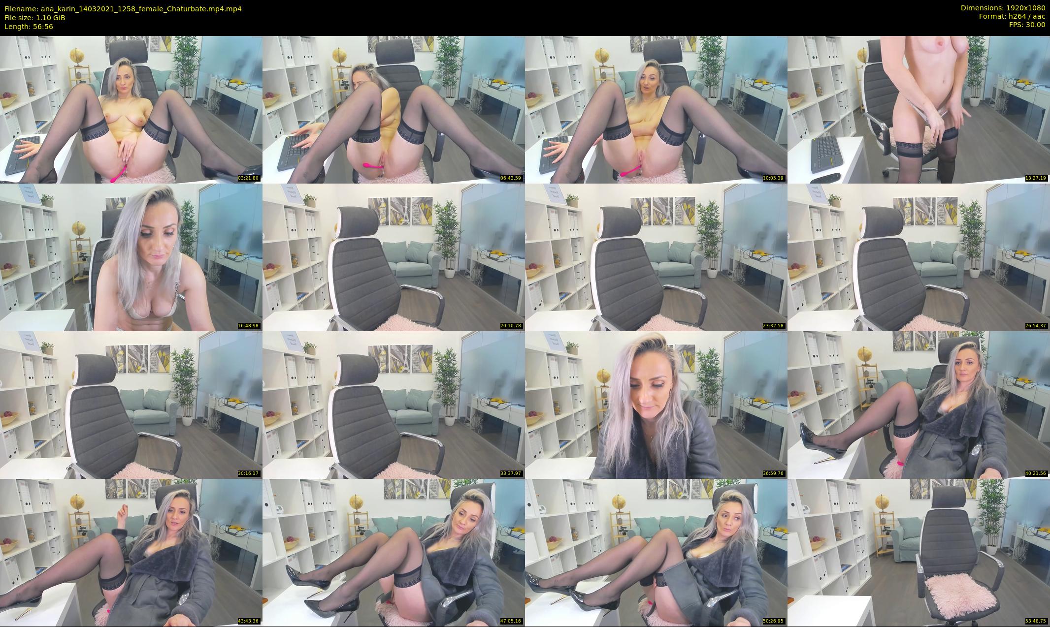 ana_karin — 57 minute Chaturbate female cam show recording, 1080p, Mar 14, 2021
