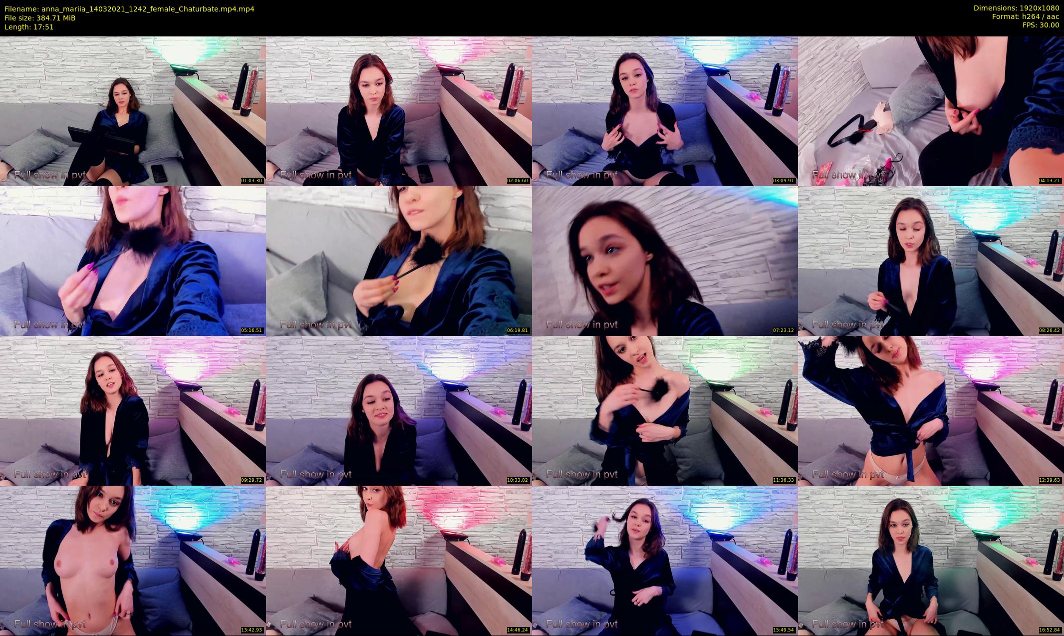 anna_mariia — 18 minute Chaturbate couple cam show recording, 1080p, Mar 14, 2021