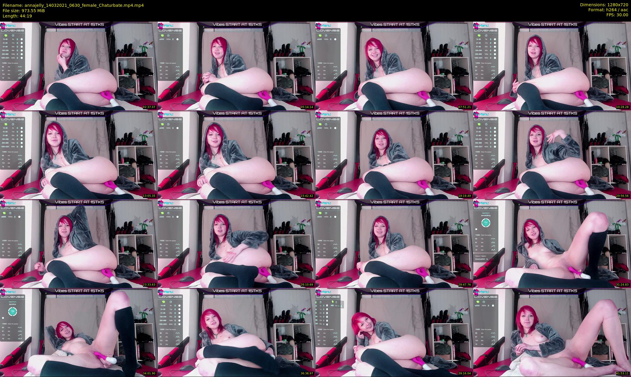 annajelly — 45 minute Chaturbate couple cam show recording, 720p, Mar 14, 2021