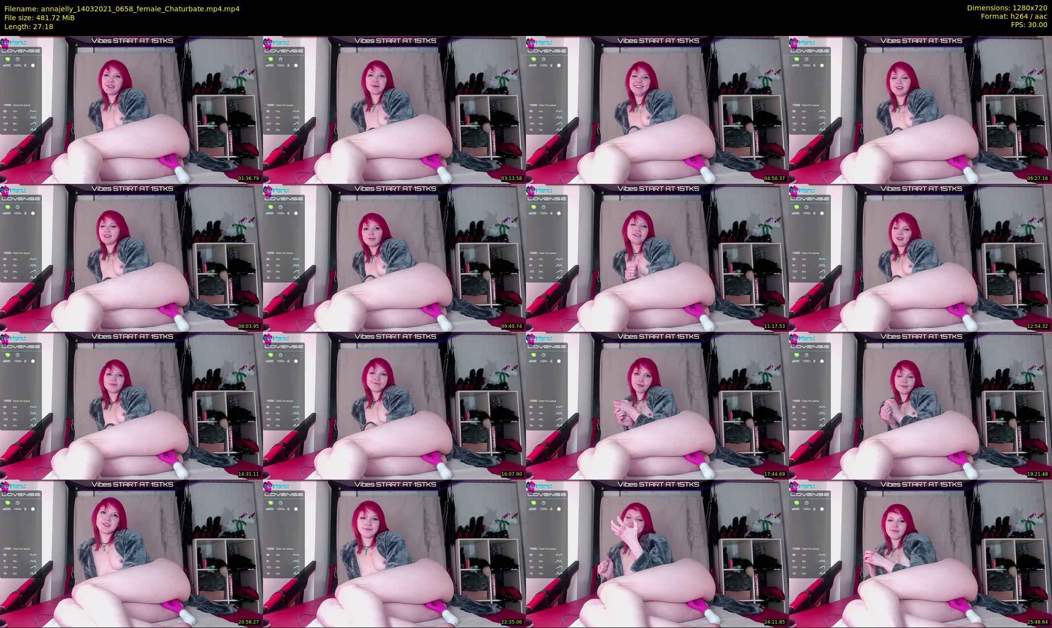 annajelly — 28 minute Chaturbate couple cam show recording, 720p, Mar 14, 2021