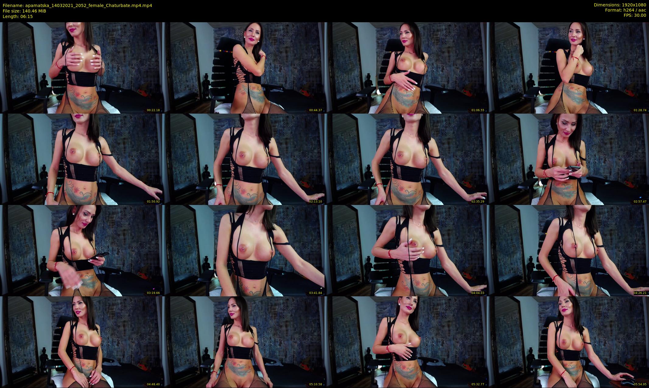 apamatska — 7 minute Chaturbate female cam show recording, 1080p, Mar 14, 2021