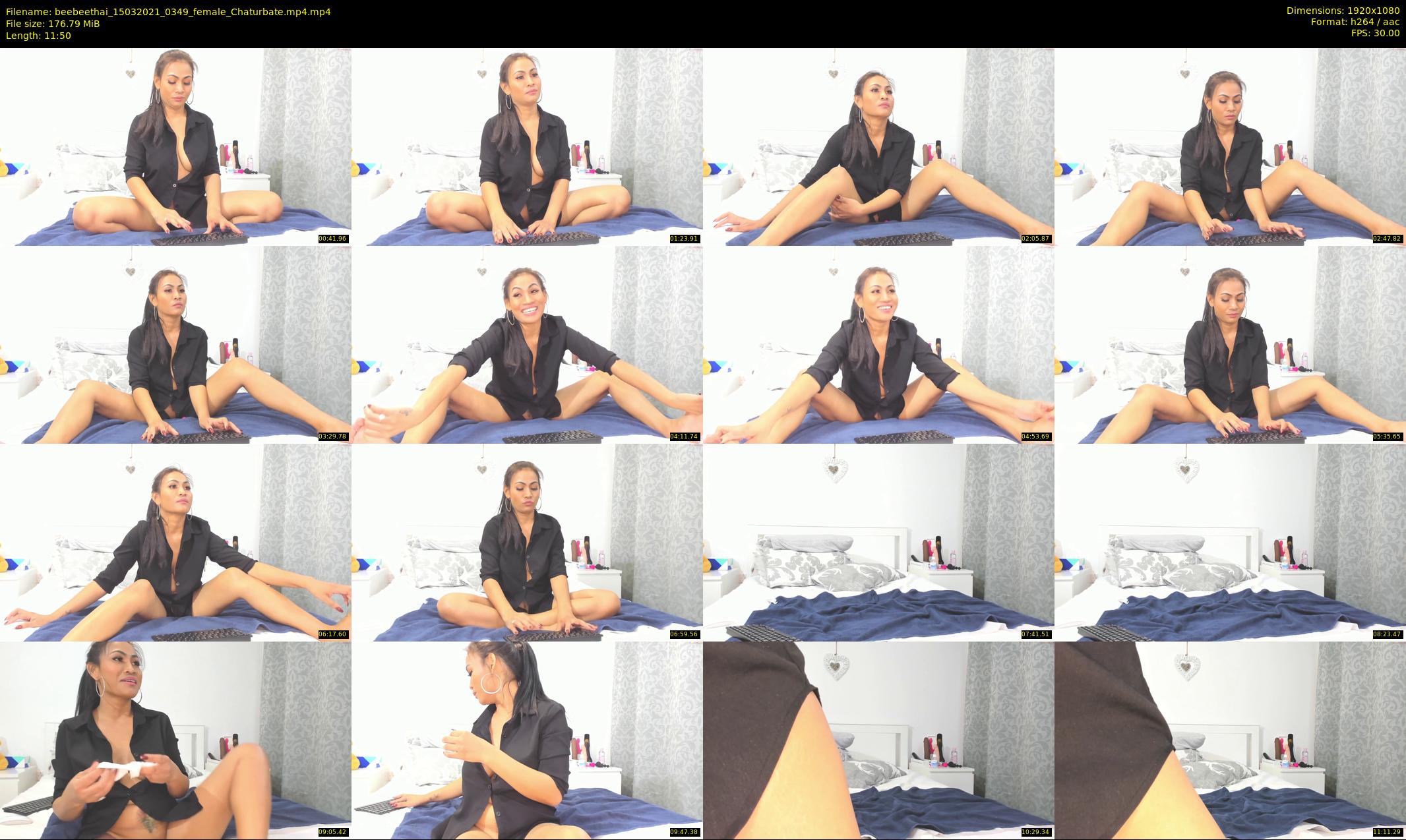 beebeethai — 12 minute Chaturbate female cam show recording, 1080p, Mar 15, 2021