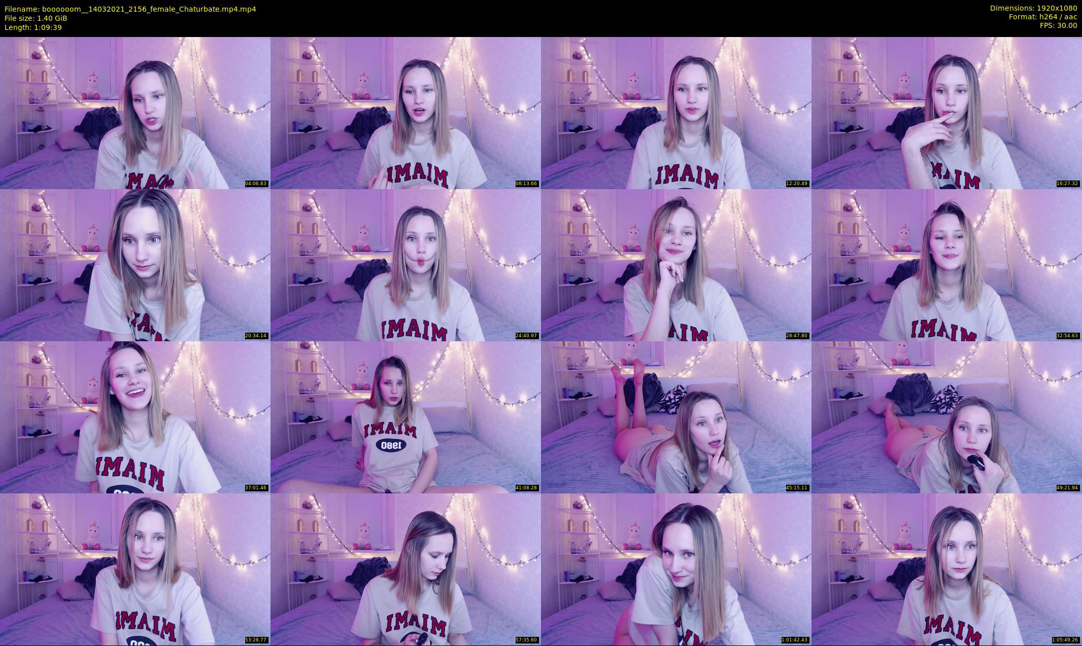 boooooom_ — 70 minute Chaturbate female cam show recording, 1080p, Mar 14, 2021