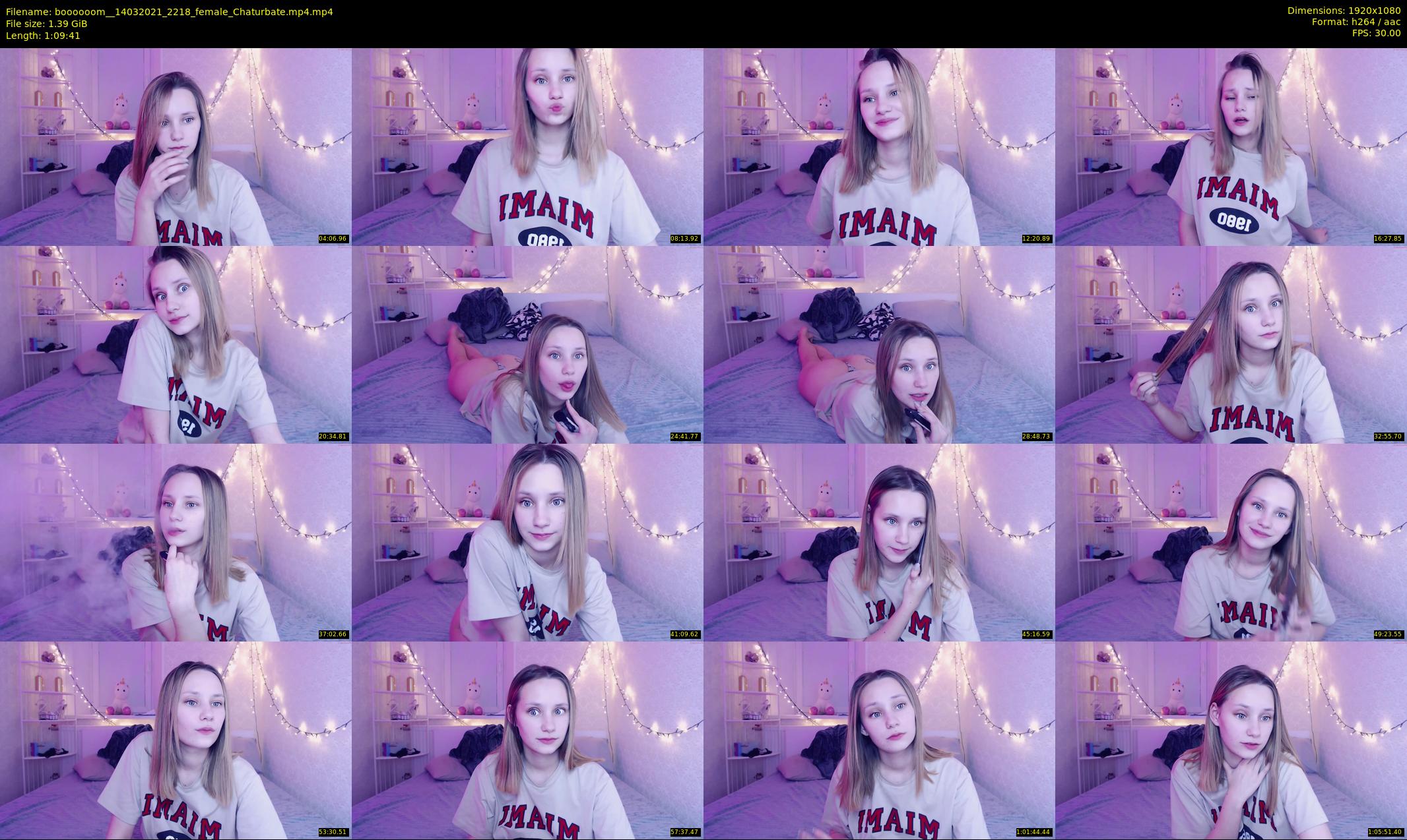 boooooom_ — 70 minute Chaturbate female cam show recording, 1080p, Mar 14, 2021