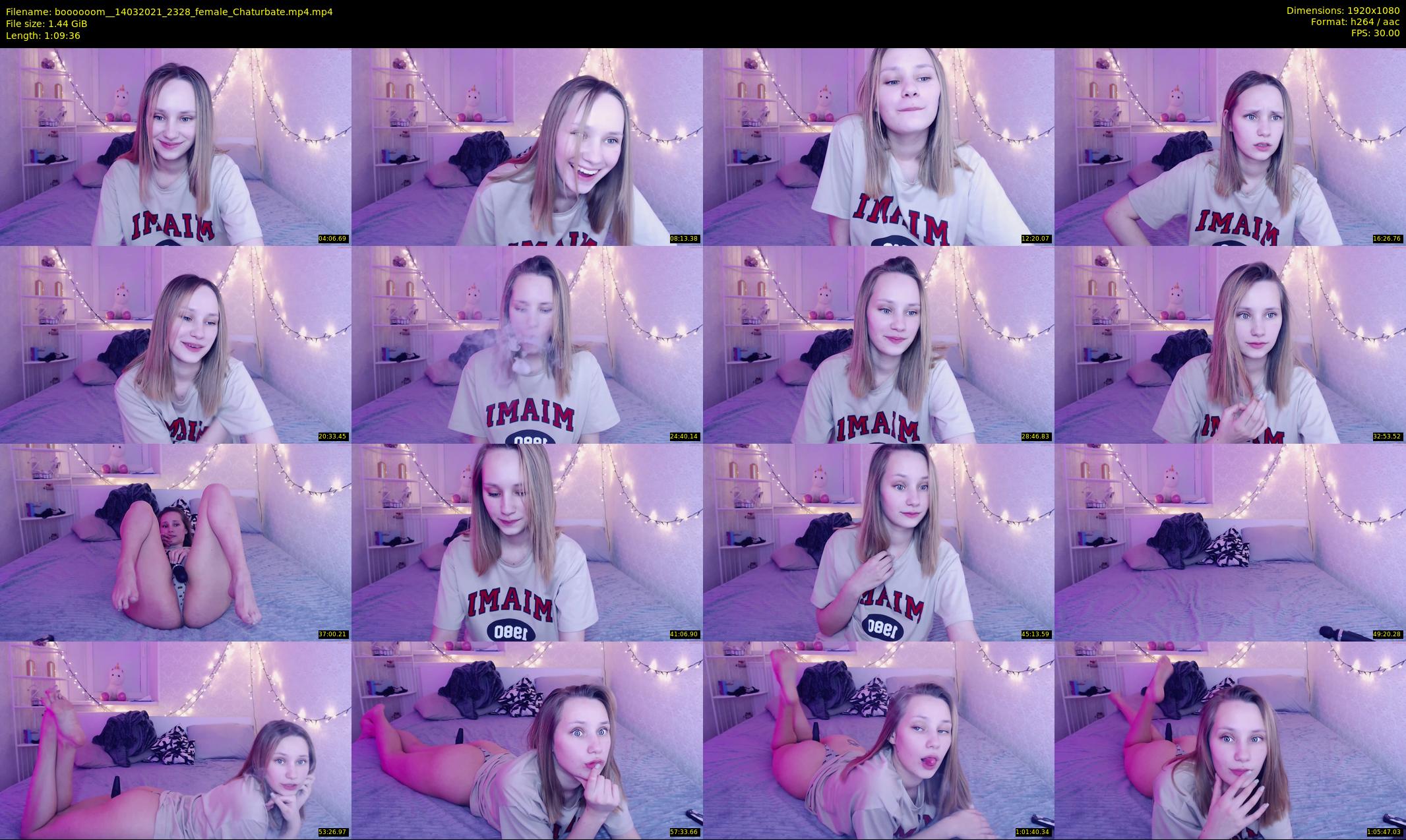 boooooom_ — 70 minute Chaturbate female cam show recording, 1080p, Mar 14, 2021