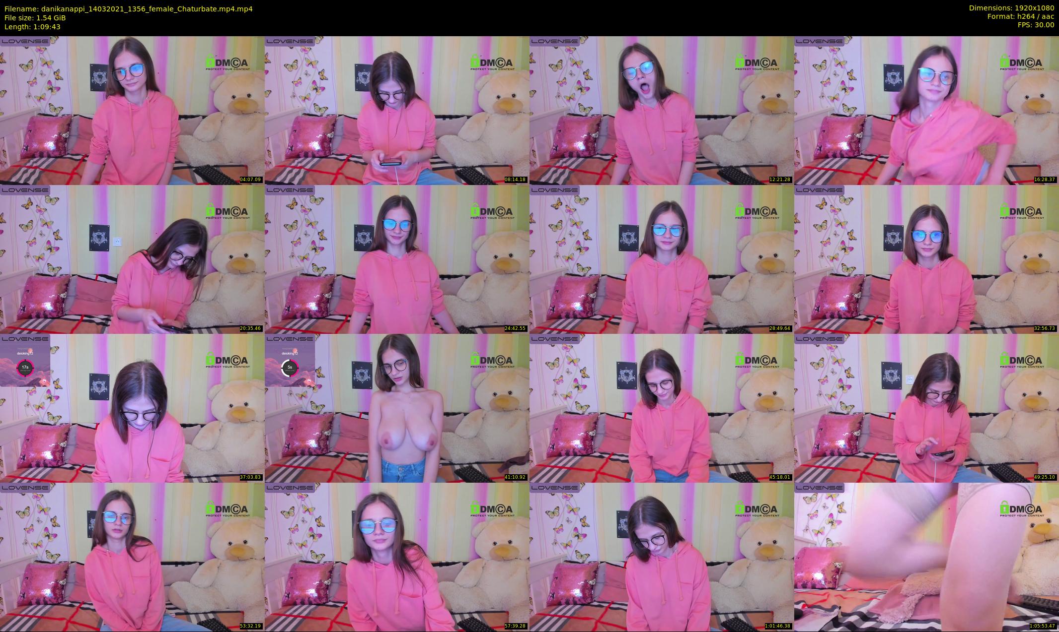 danikanappi — 70 minute Chaturbate female cam show recording, 1080p, Mar 14, 2021