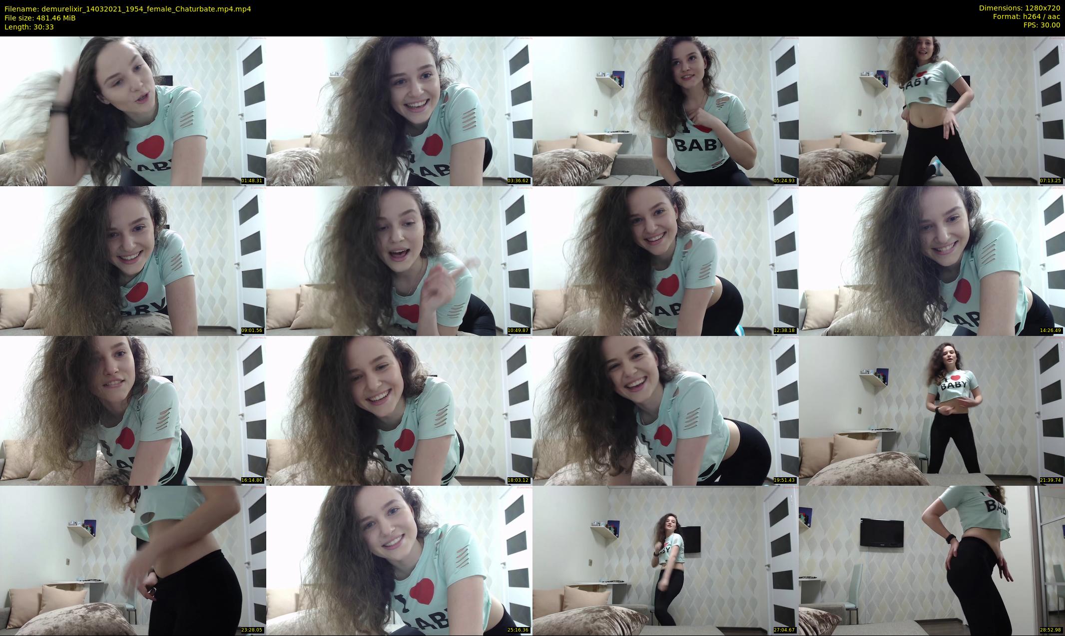 demurelixir — 31 minute Chaturbate female cam show recording, 720p, Mar 14, 2021