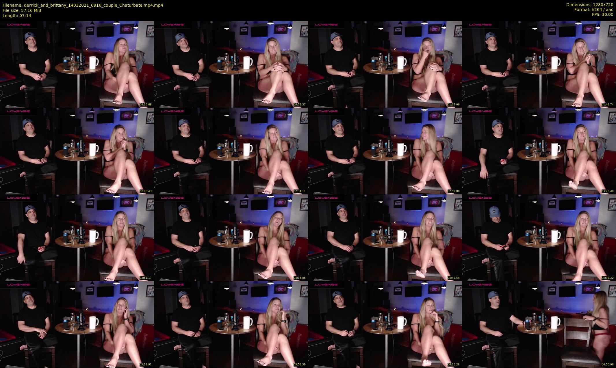 derrick_and_brittany — 8 minute Chaturbate couple cam show recording, 720p, Mar 14, 2021