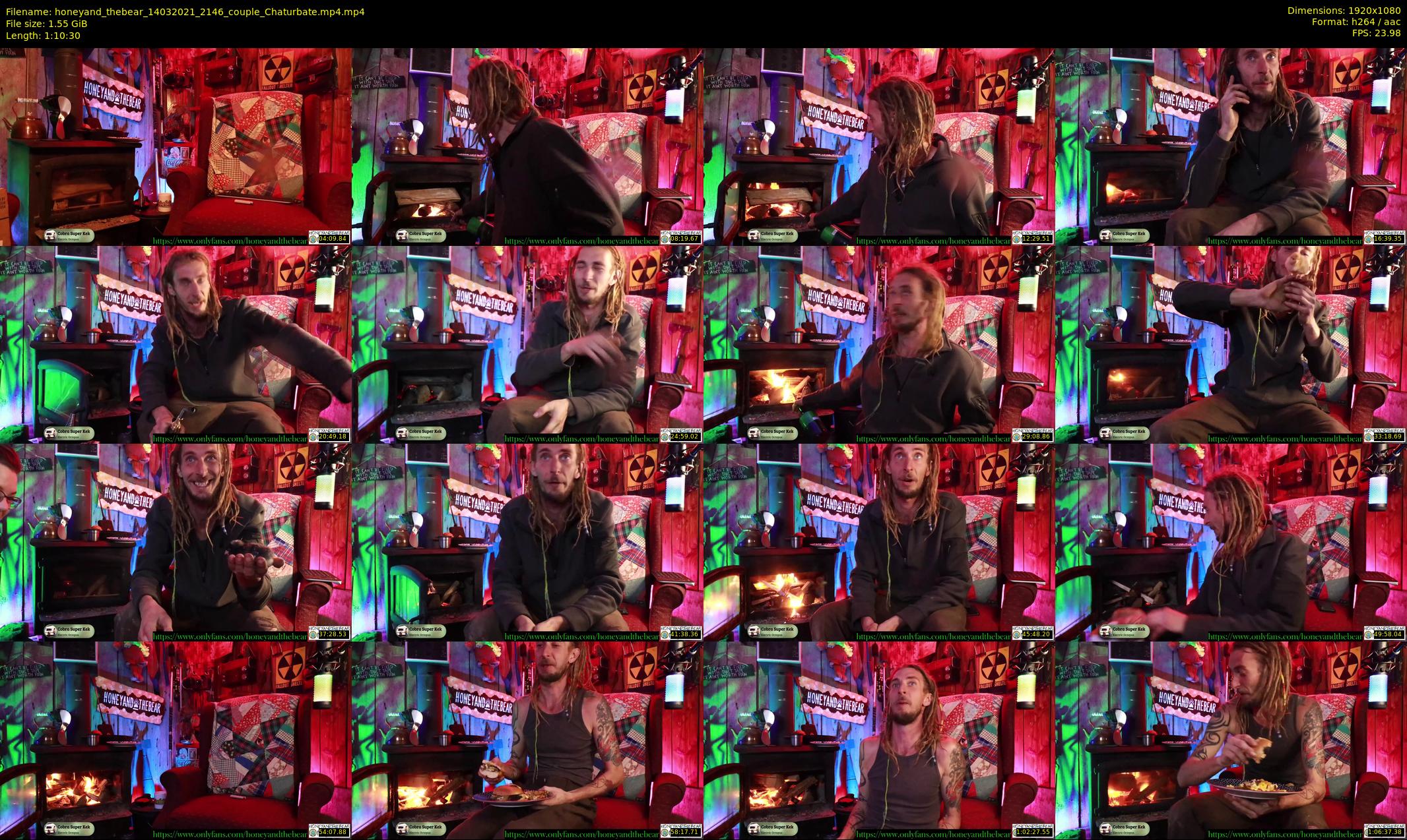 honeyand_thebear — 71 minute Chaturbate couple cam show recording, 1080p, Mar 14, 2021