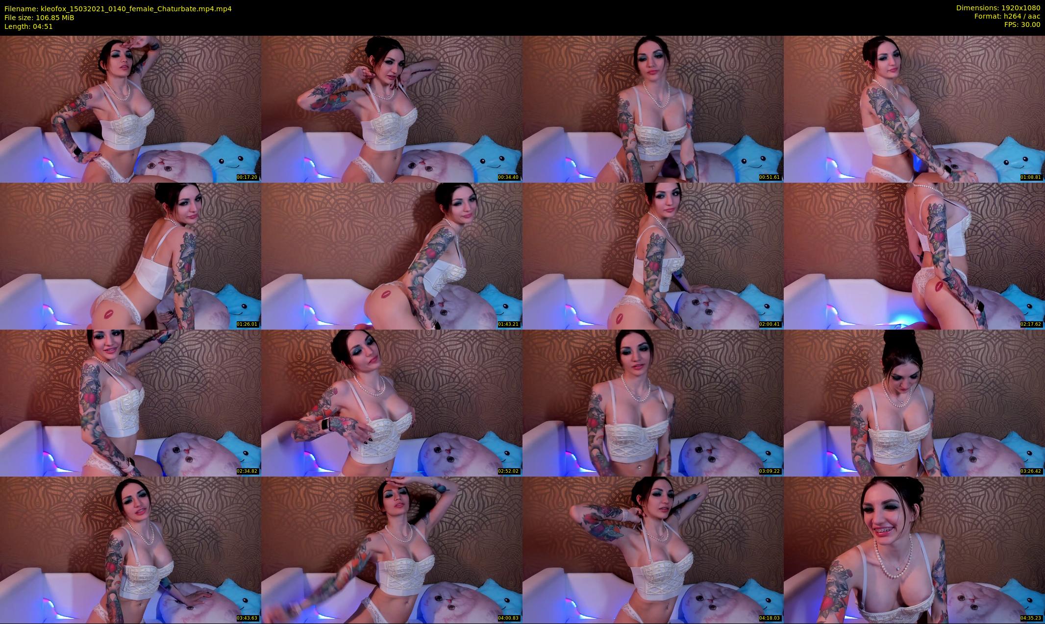 kleofox — 5 minute Chaturbate female cam show recording, 1080p, Mar 15, 2021