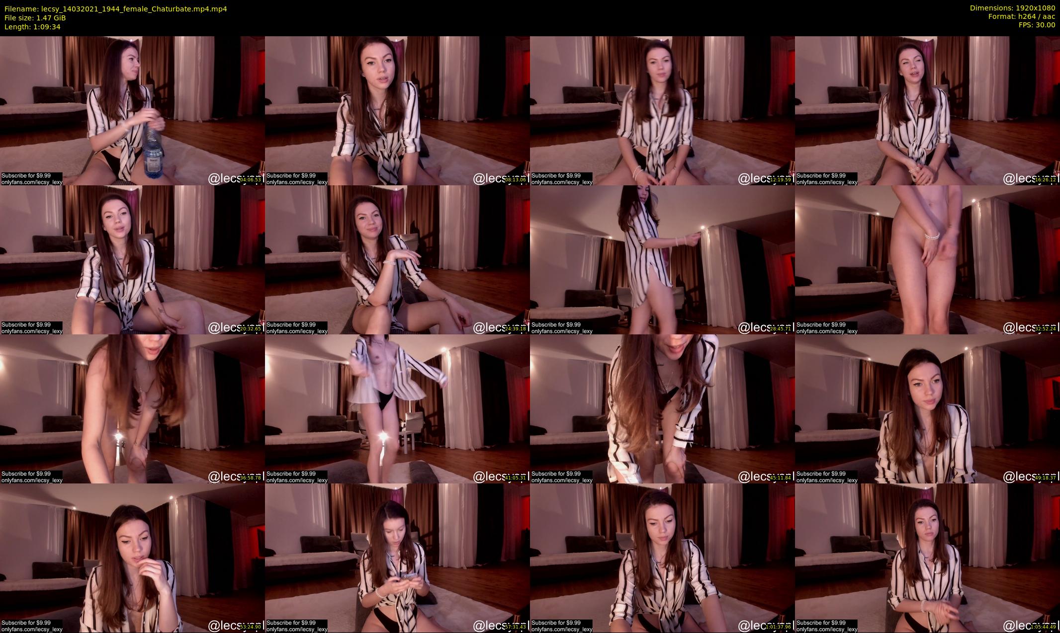 lecsy — 70 minute Chaturbate female cam show recording, 1080p, Mar 14, 2021