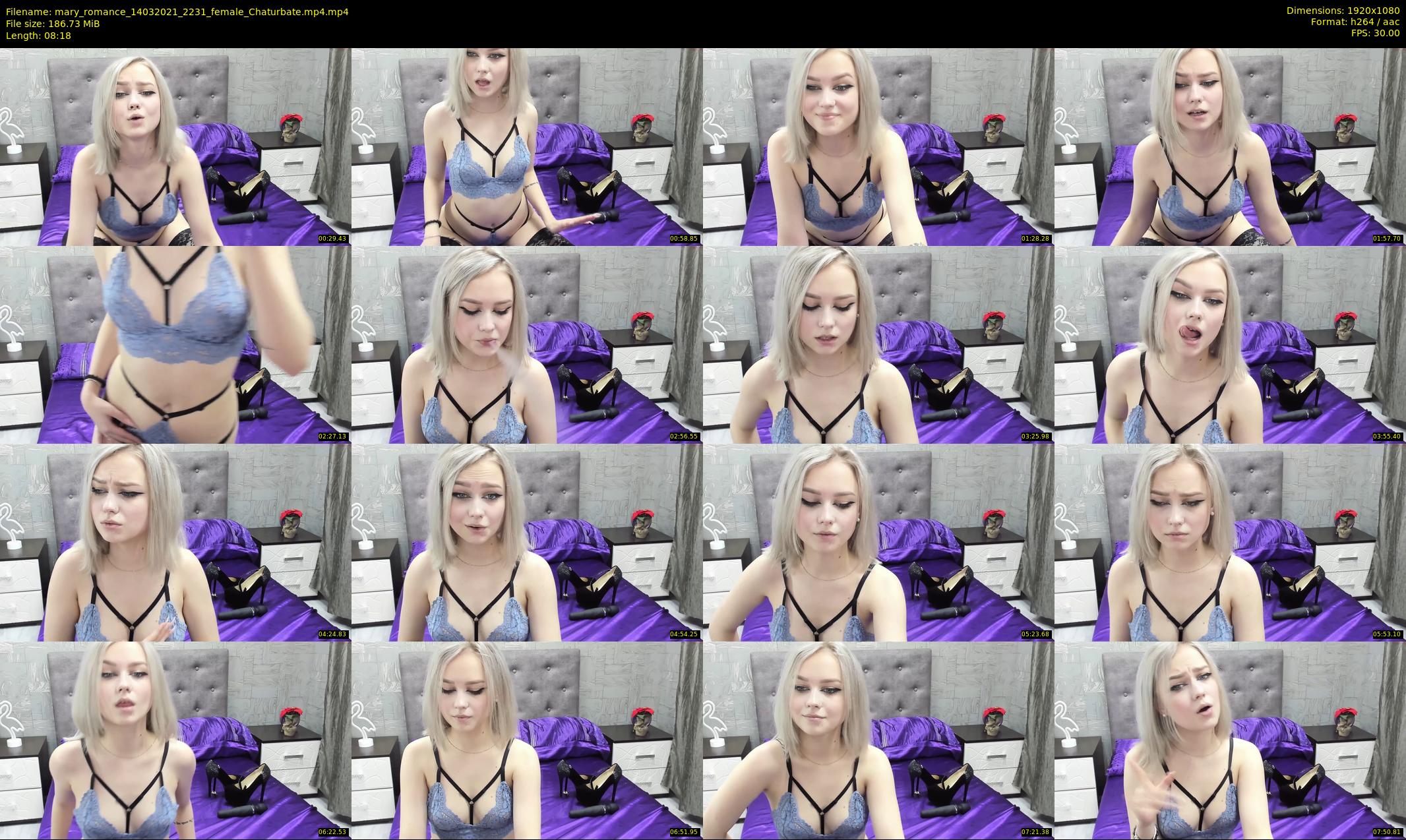 mary_romance — 9 minute Chaturbate female cam show recording, 1080p, Mar 14, 2021