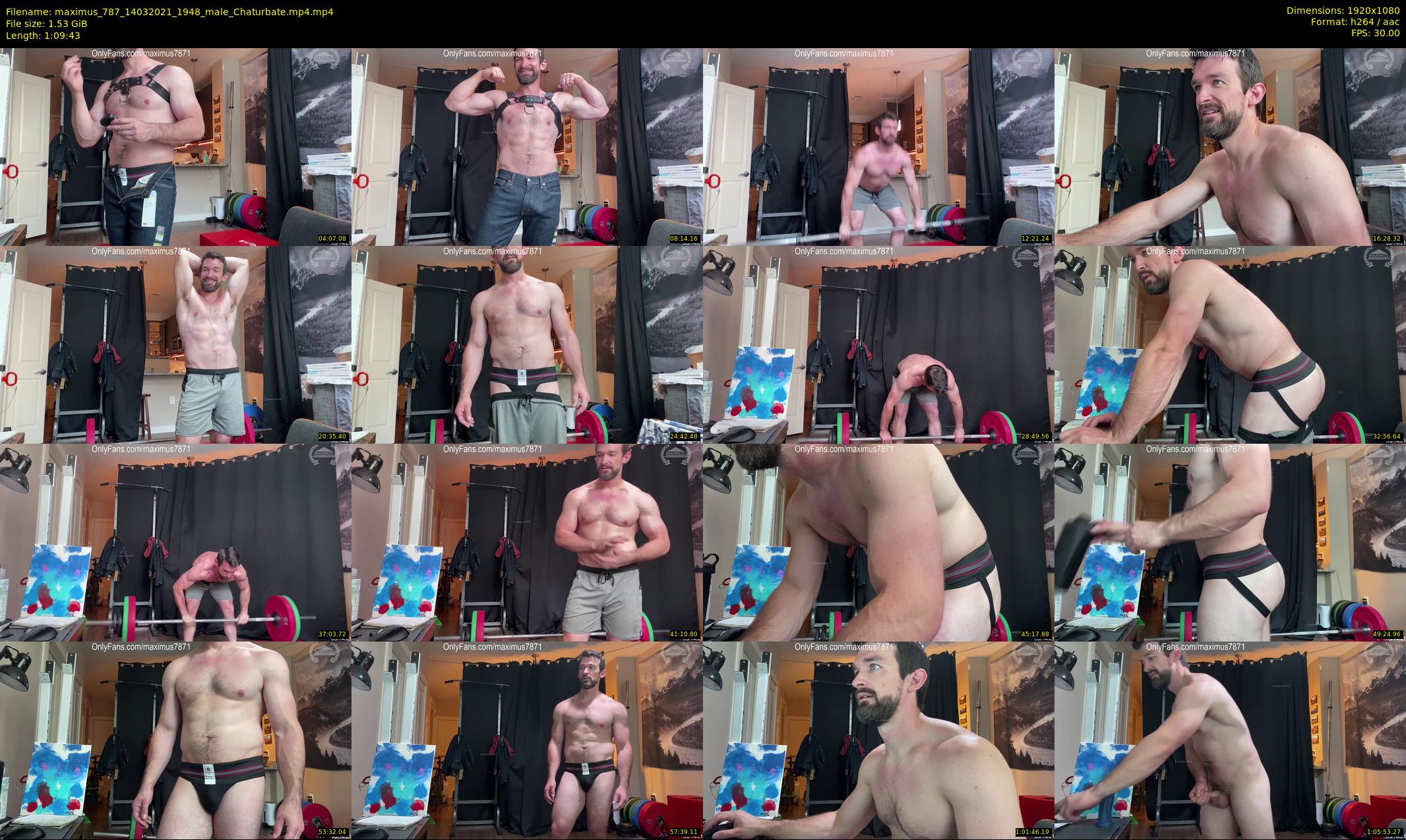 maximus_787 — 70 minute Chaturbate male cam show recording, 1080p, Mar 14, 2021