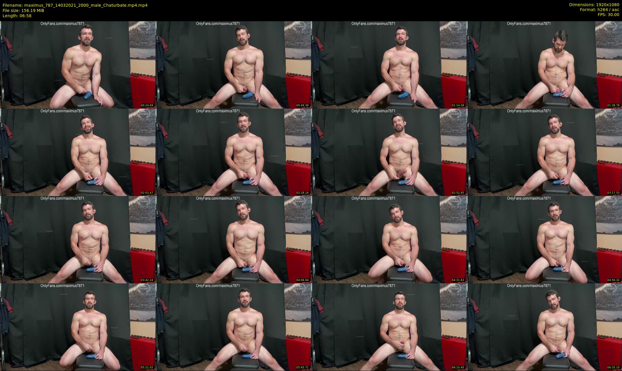 maximus_787 — 7 minute Chaturbate male cam show recording, 1080p, Mar 14, 2021