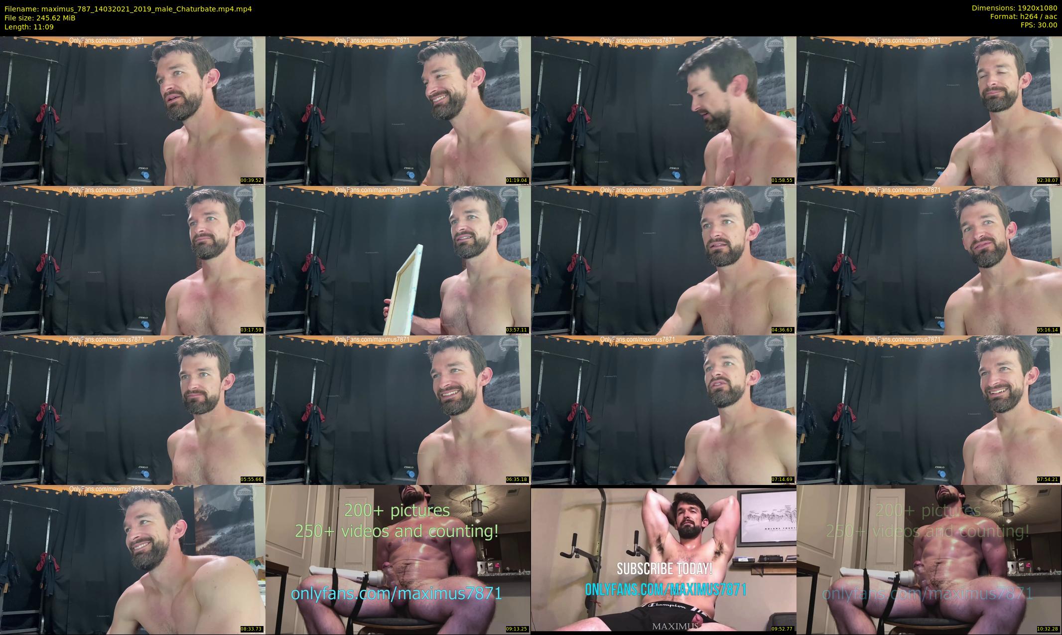 maximus_787 — 12 minute Chaturbate male cam show recording, 1080p, Mar 14, 2021