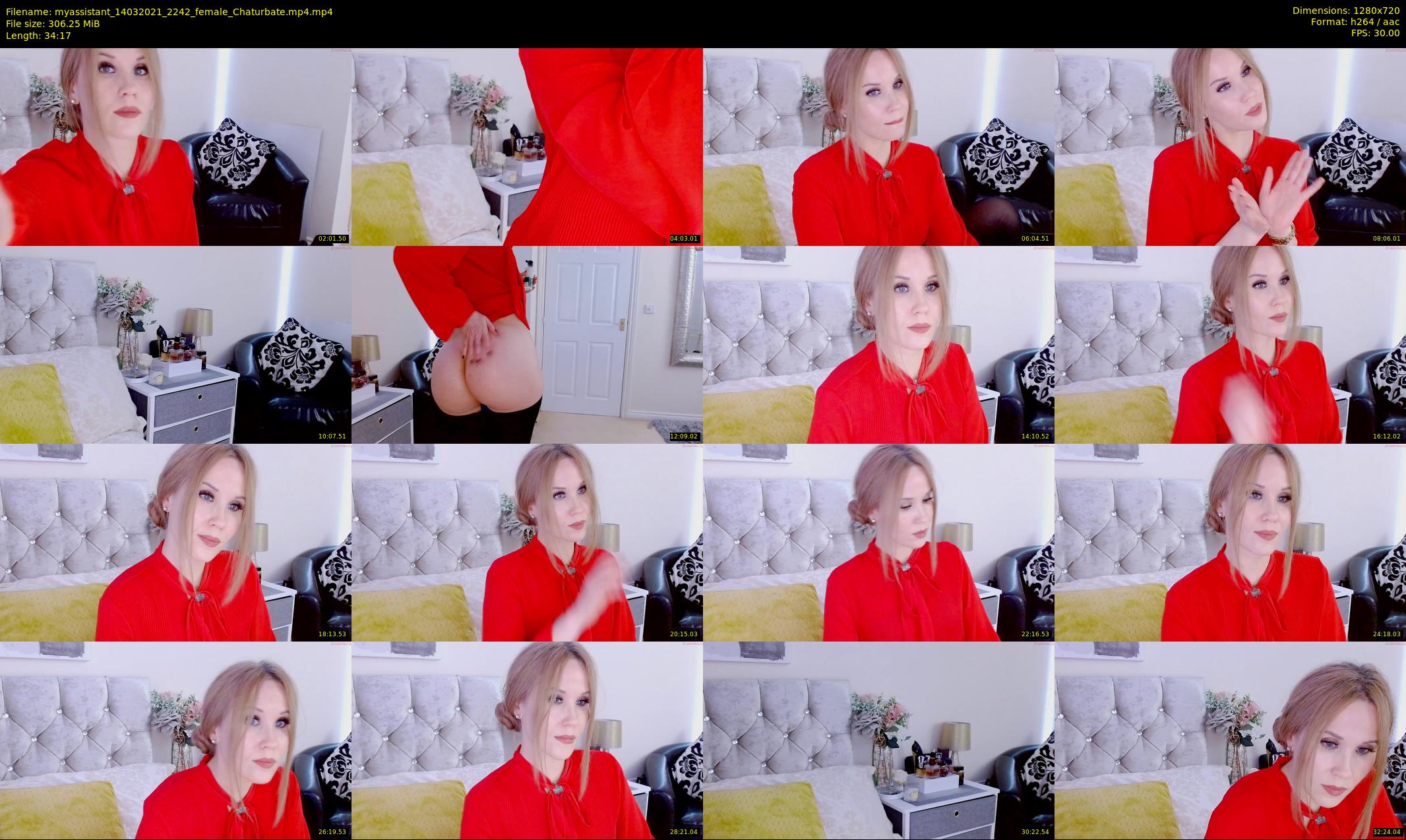 myassistant — 35 minute Chaturbate female cam show recording, 720p, Mar 14, 2021