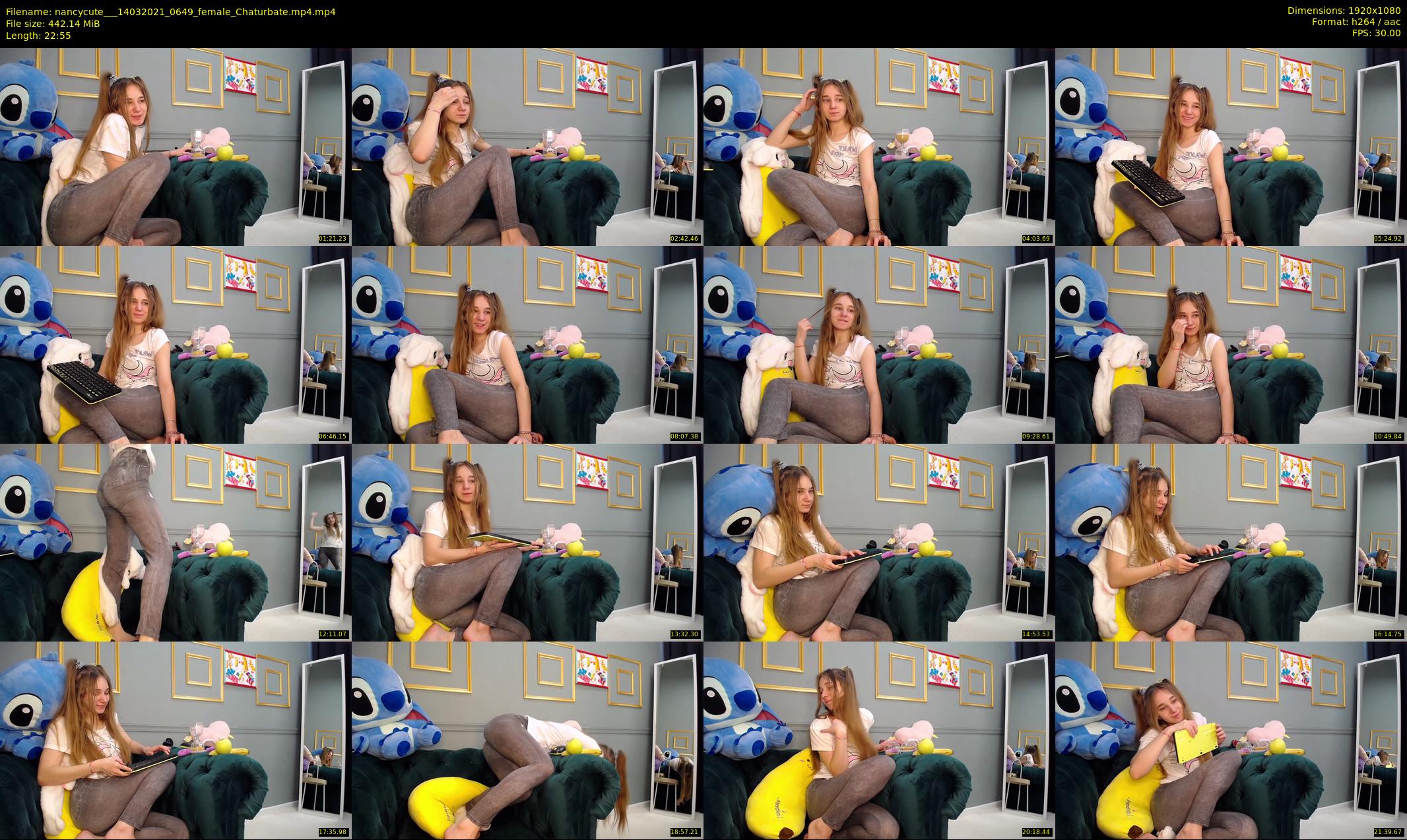 nancycute__ — 23 minute Chaturbate female cam show recording, 1080p, Mar 14, 2021