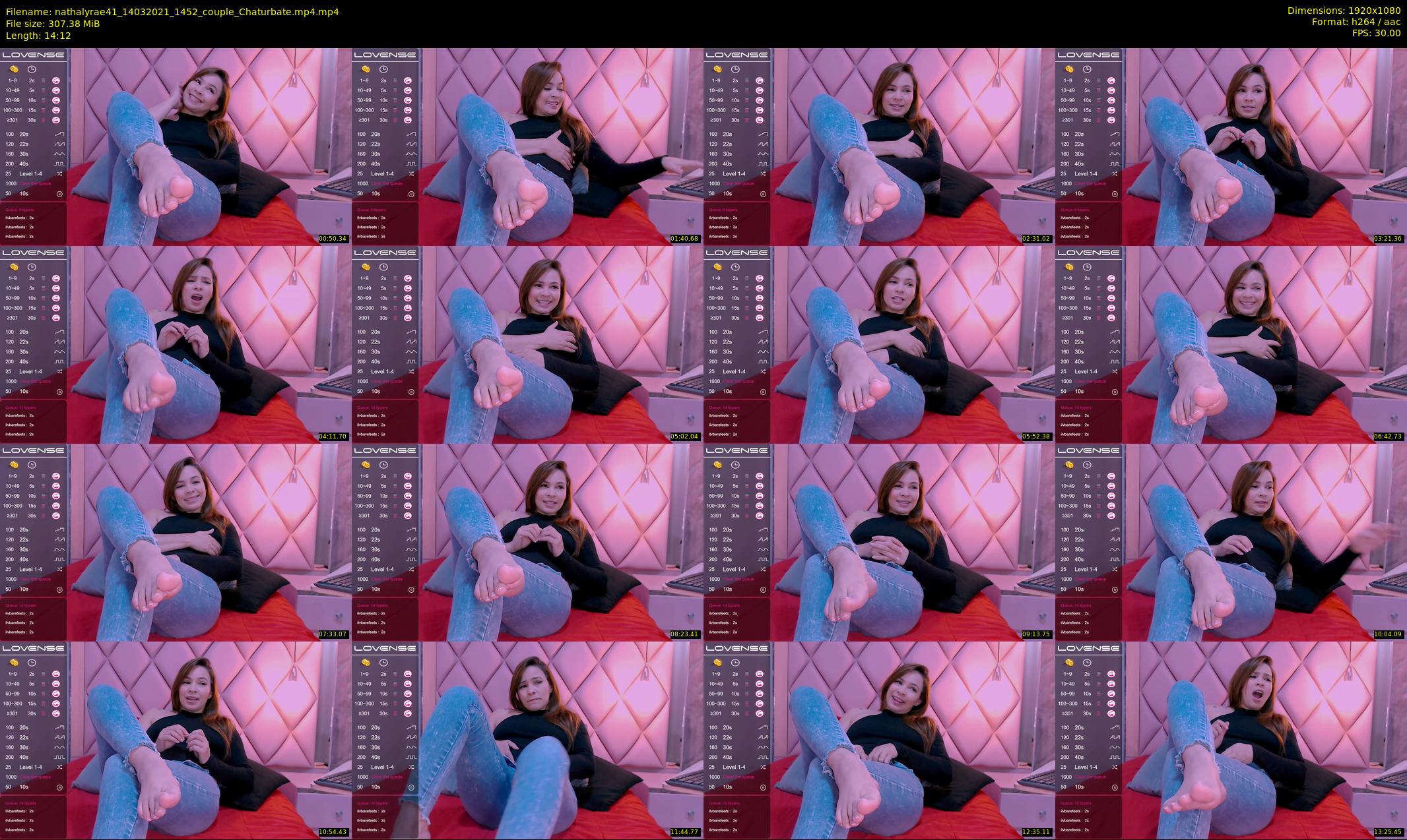 nathalyrae41 — 15 minute Chaturbate female cam show recording, 1080p, Mar 14, 2021