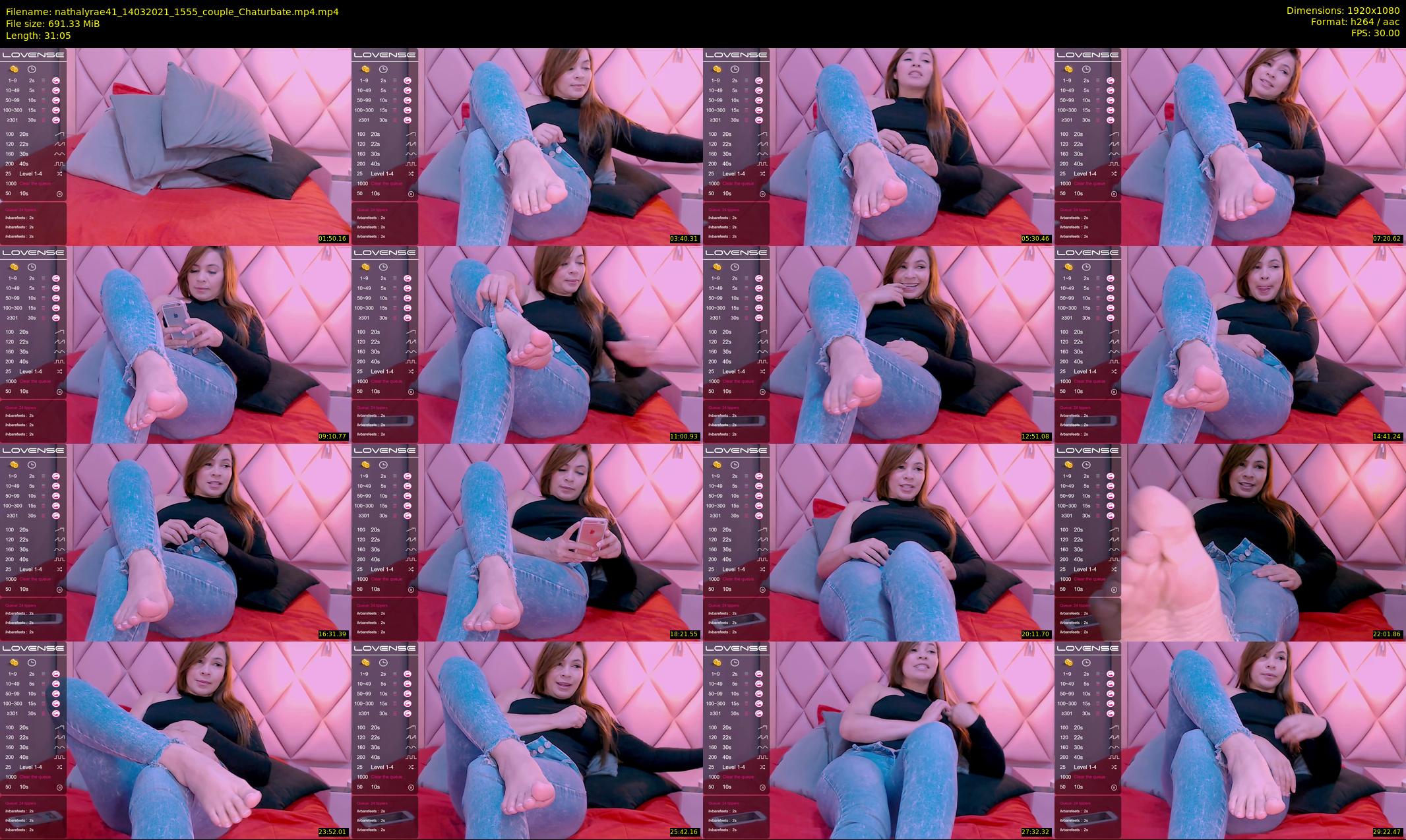 nathalyrae41 — 32 minute Chaturbate female cam show recording, 1080p, Mar 14, 2021