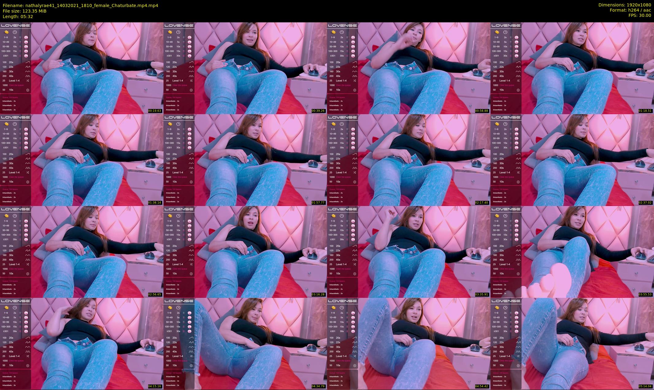 nathalyrae41 — 6 minute Chaturbate female cam show recording, 1080p, Mar 14, 2021
