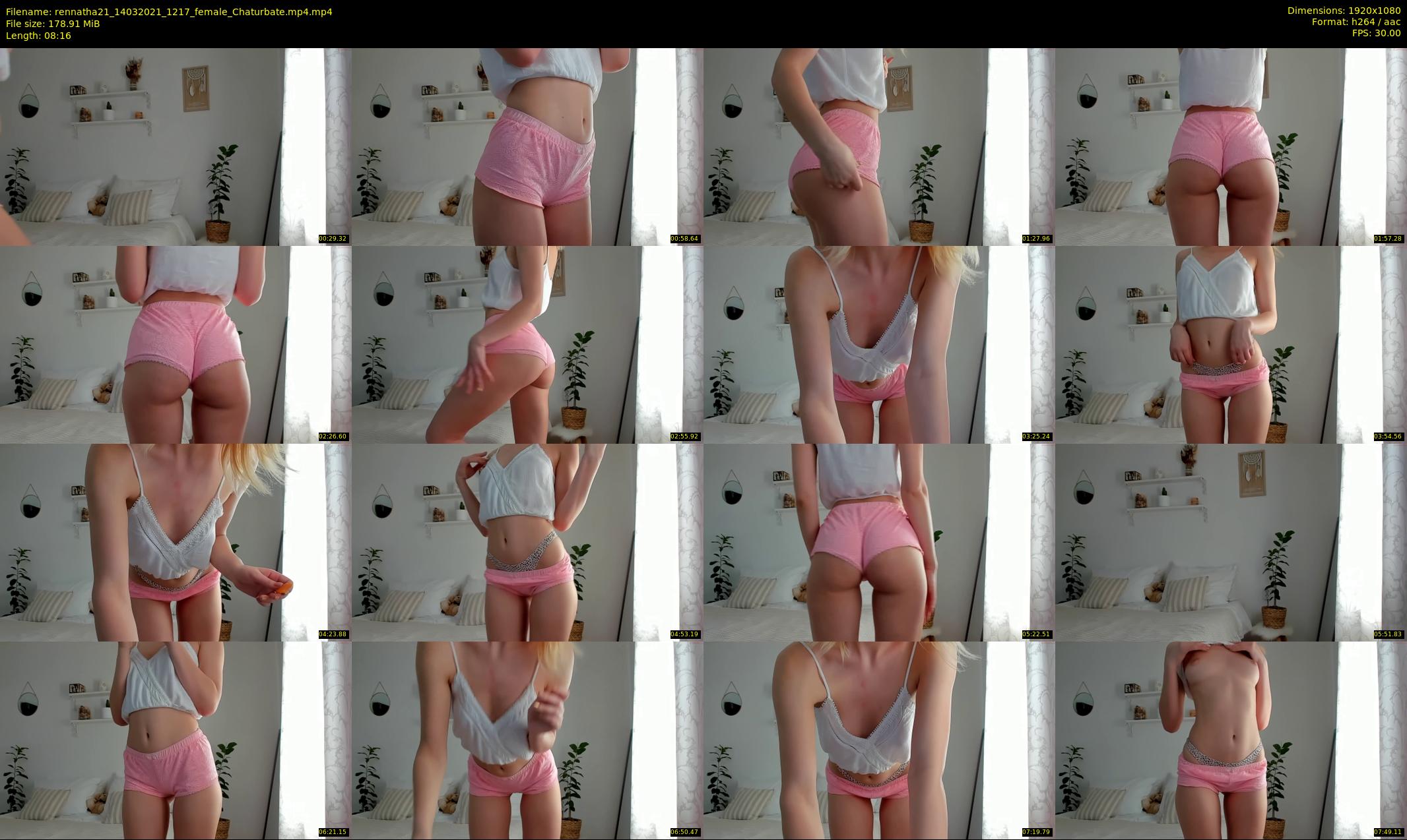 rennatha21 — 9 minute Chaturbate female cam show recording, 1080p, Mar 14, 2021