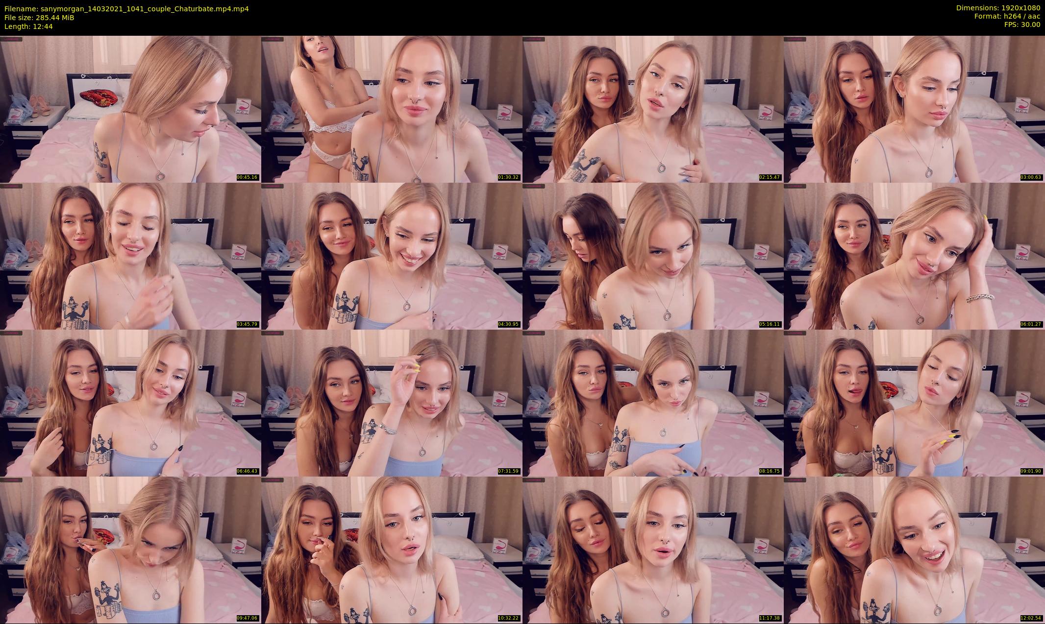 sanymorgan — 13 minute Chaturbate couple cam show recording, 1080p, Mar 14, 2021