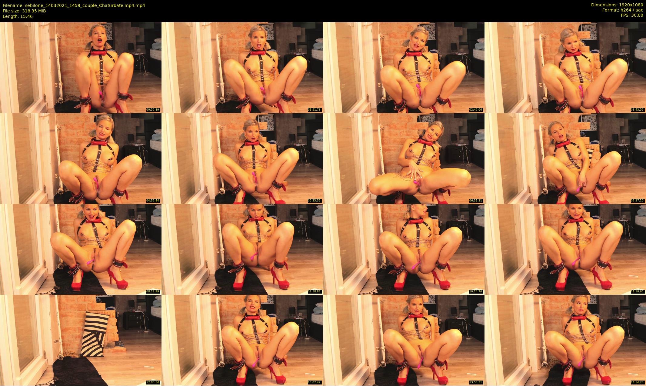 sebilone — 16 minute Chaturbate couple cam show recording, 1080p, Mar 14, 2021
