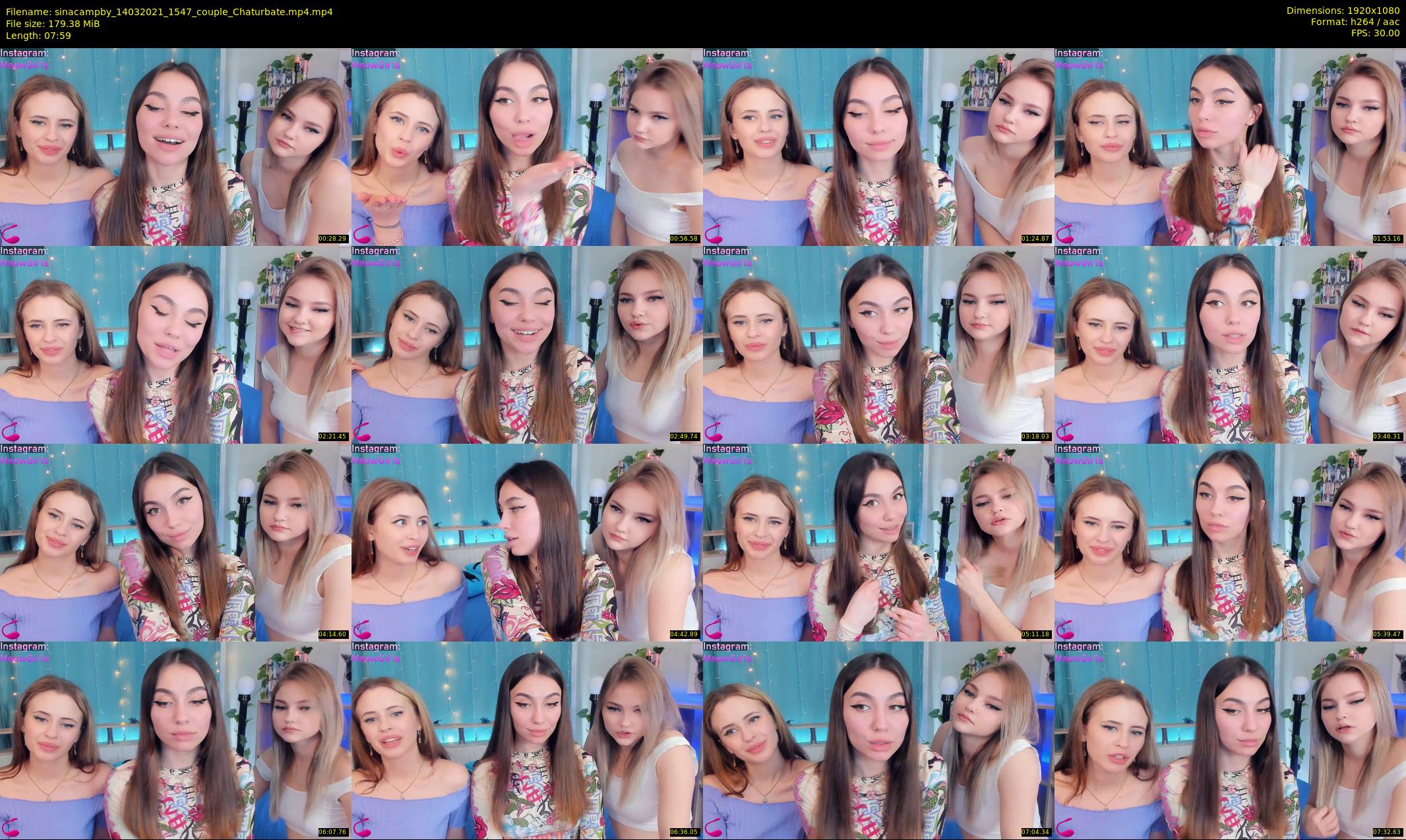 sinacampby — 8 minute Chaturbate couple cam show recording, 1080p, Mar 14, 2021