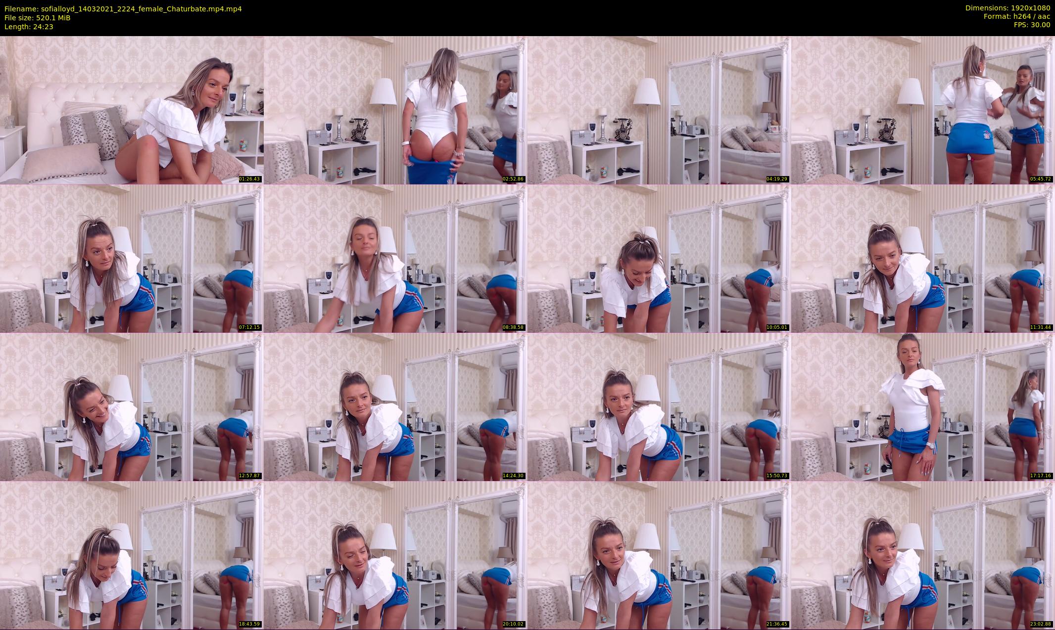 sofialloyd — 25 minute Chaturbate female cam show recording, 1080p, Mar 14, 2021