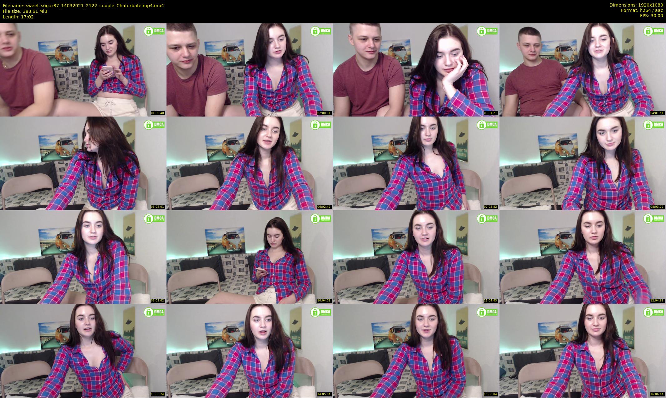 sweet_sugar87 — 18 minute Chaturbate couple cam show recording, 1080p, Mar 14, 2021