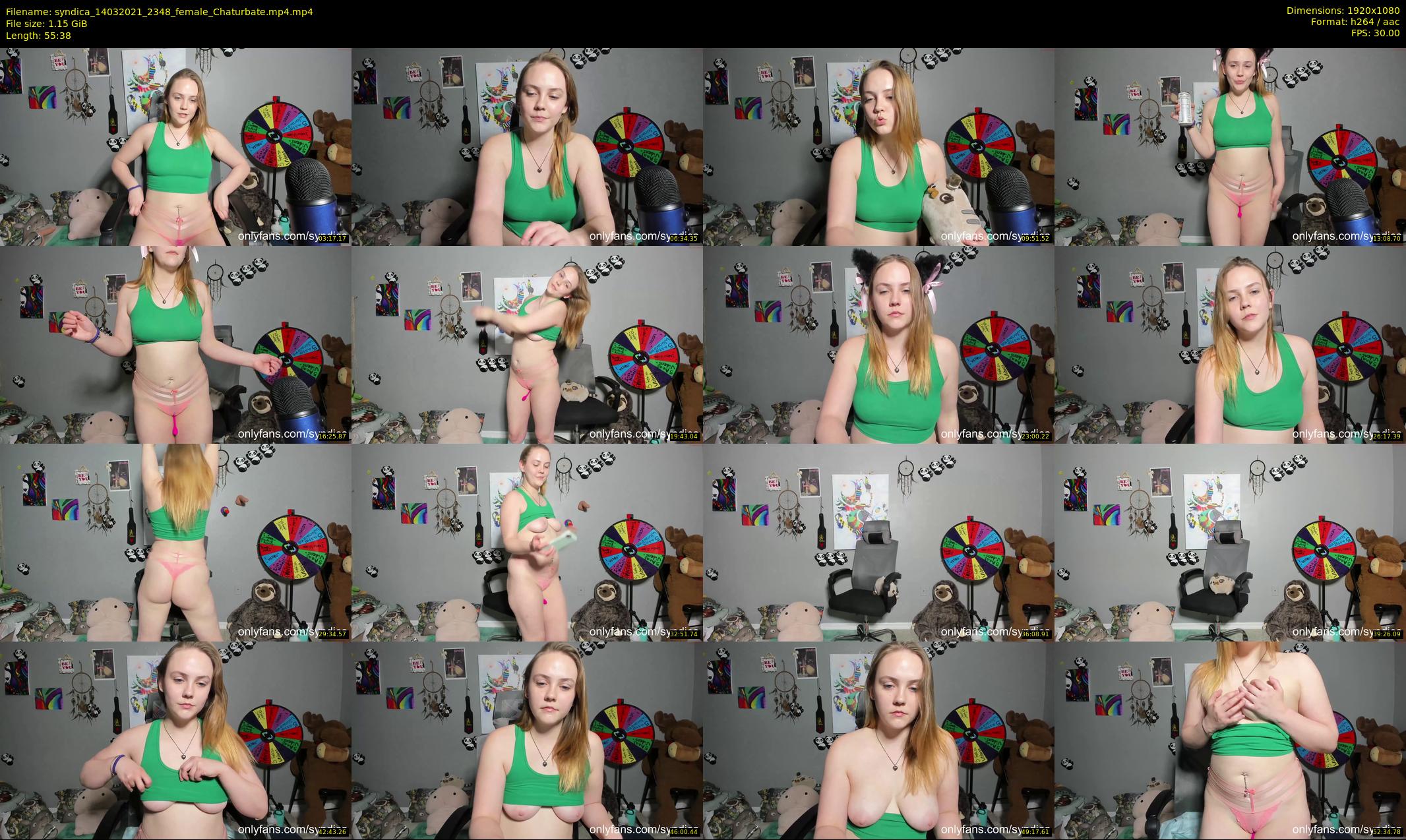 syndica — 56 minute Chaturbate female cam show recording, 1080p, Mar 14, 2021