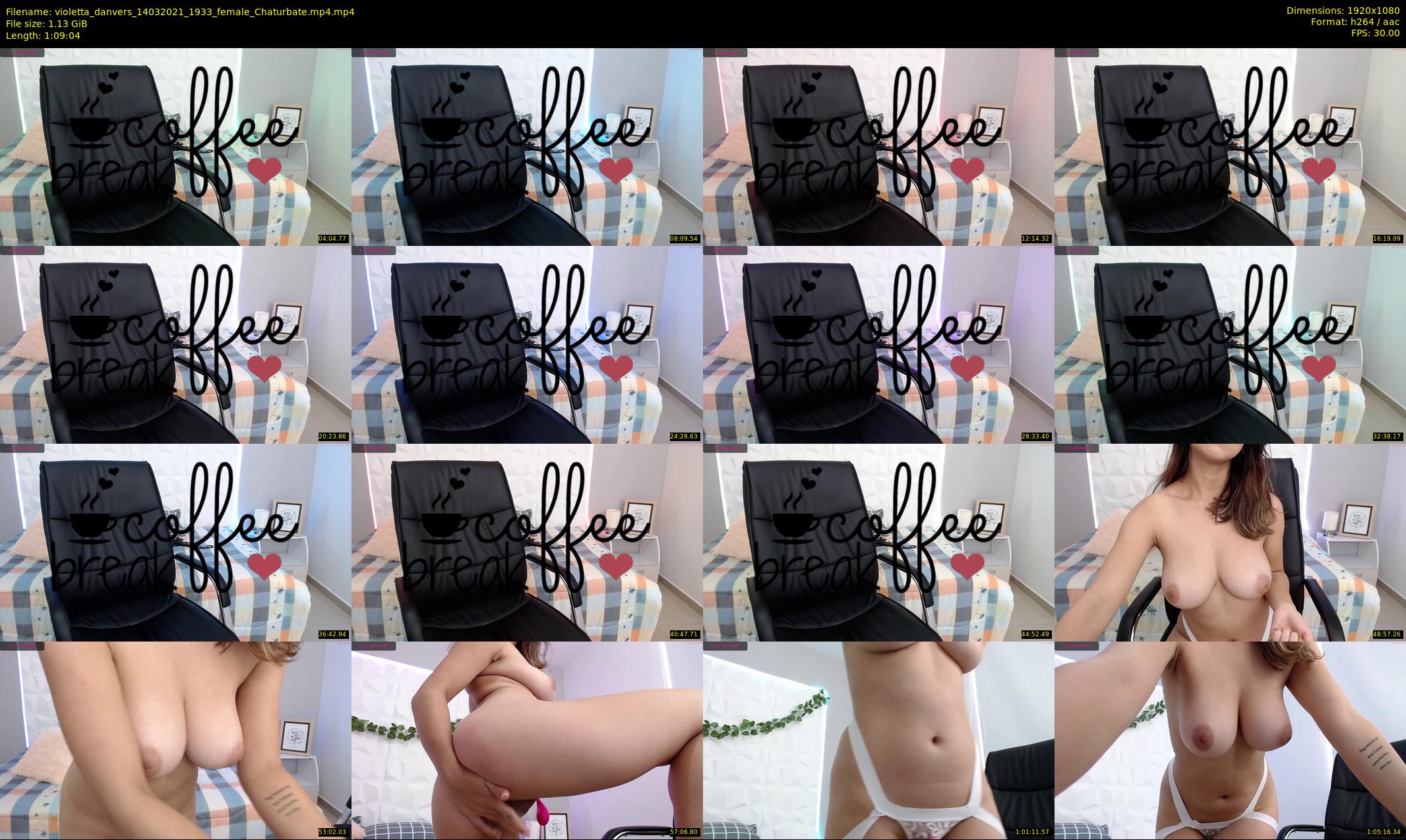 violetta_danvers — 70 minute Chaturbate female cam show recording, 1080p, Mar 14, 2021