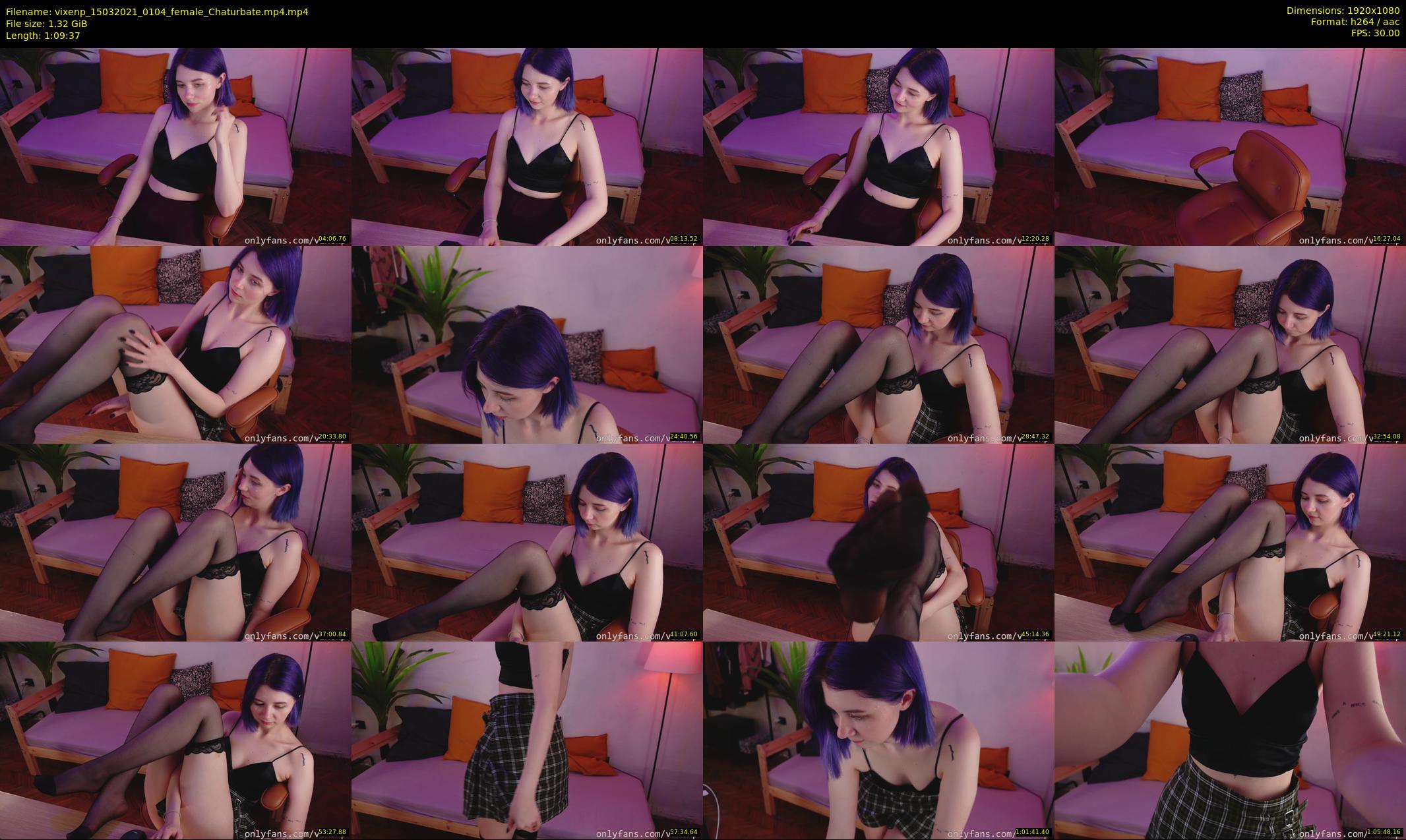 vixenp — 70 minute Chaturbate female cam show recording, 1080p, Mar 15, 2021