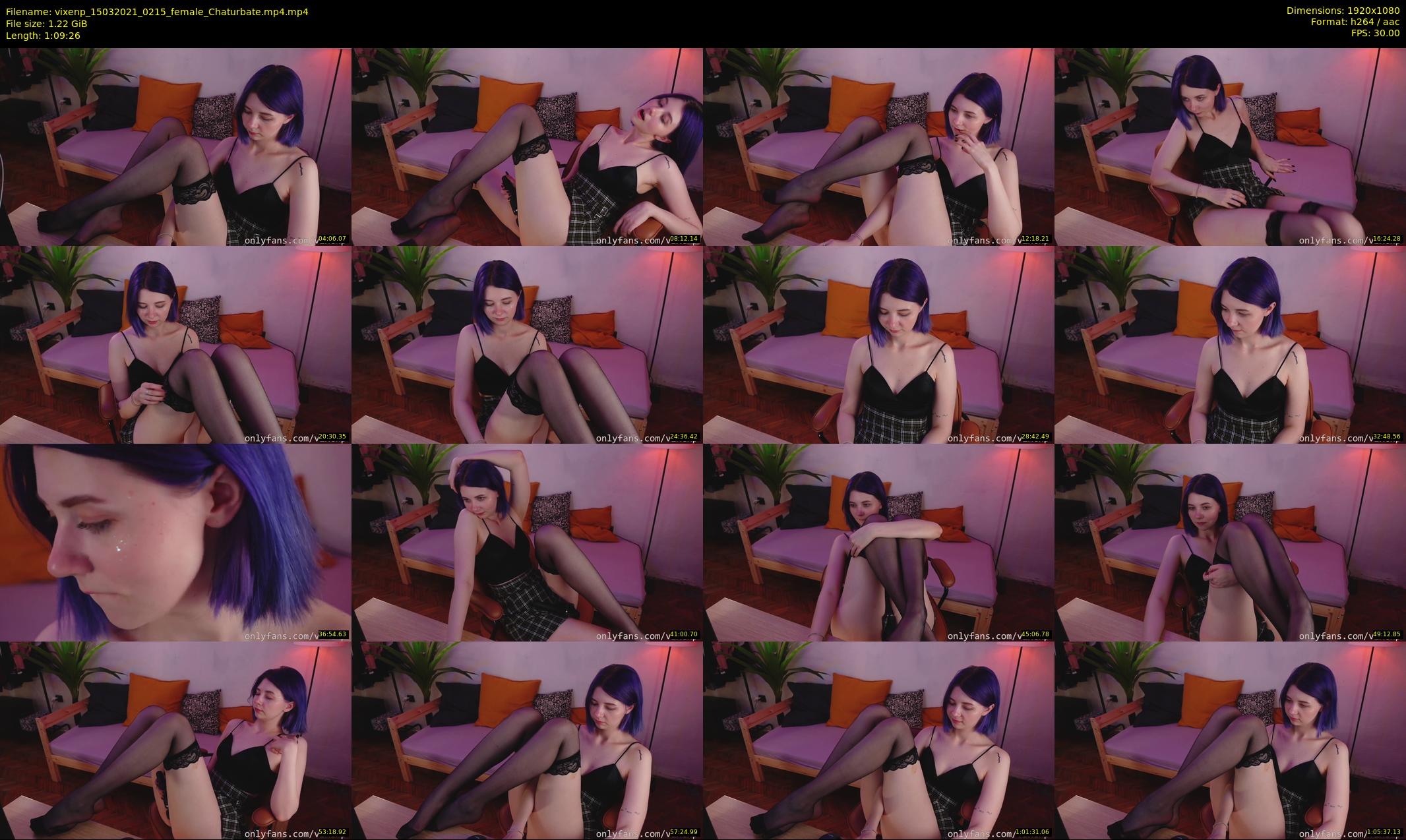 vixenp — 70 minute Chaturbate female cam show recording, 1080p, Mar 15, 2021