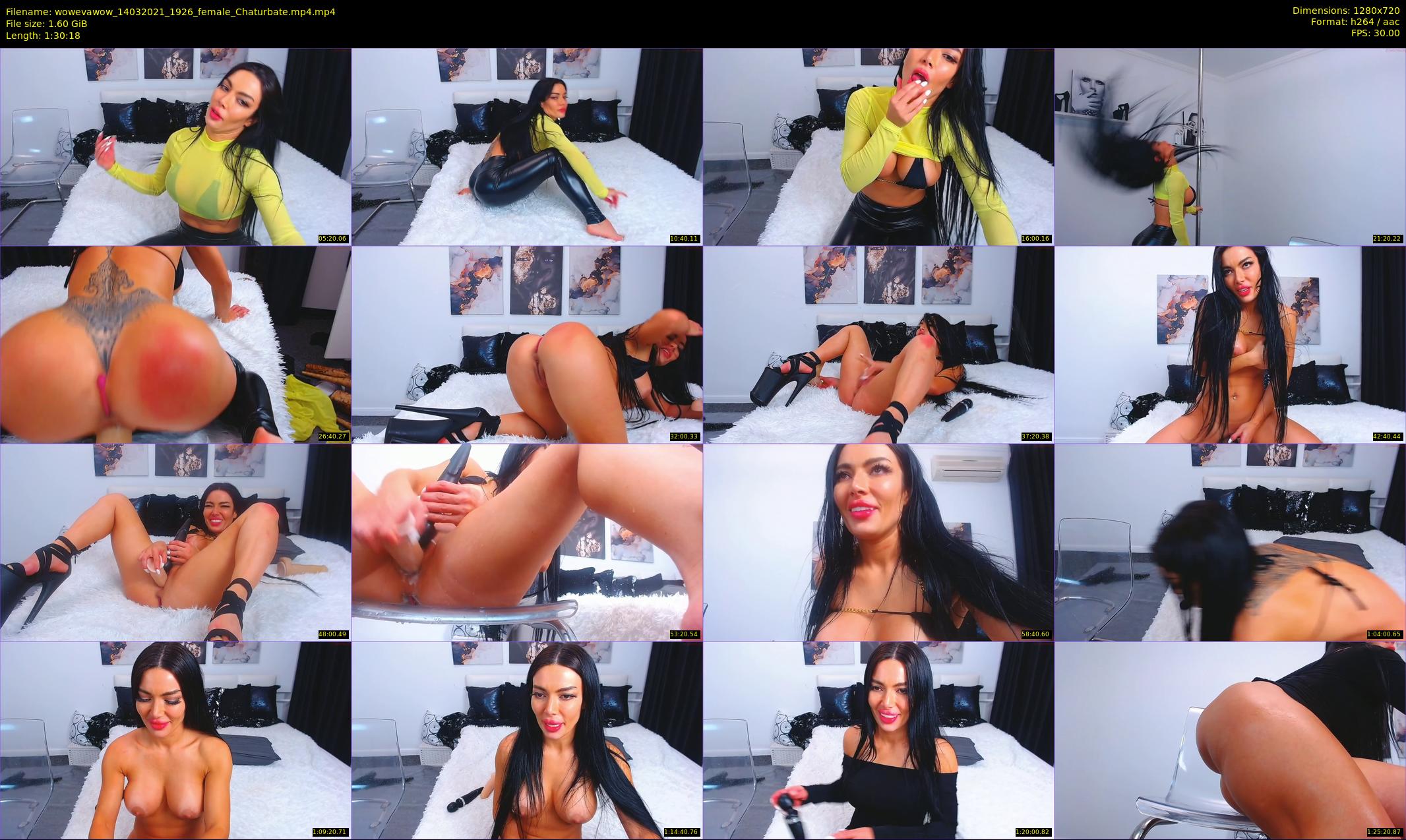 wowevawow — 91 minute Chaturbate female cam show recording, 720p, Mar 14, 2021