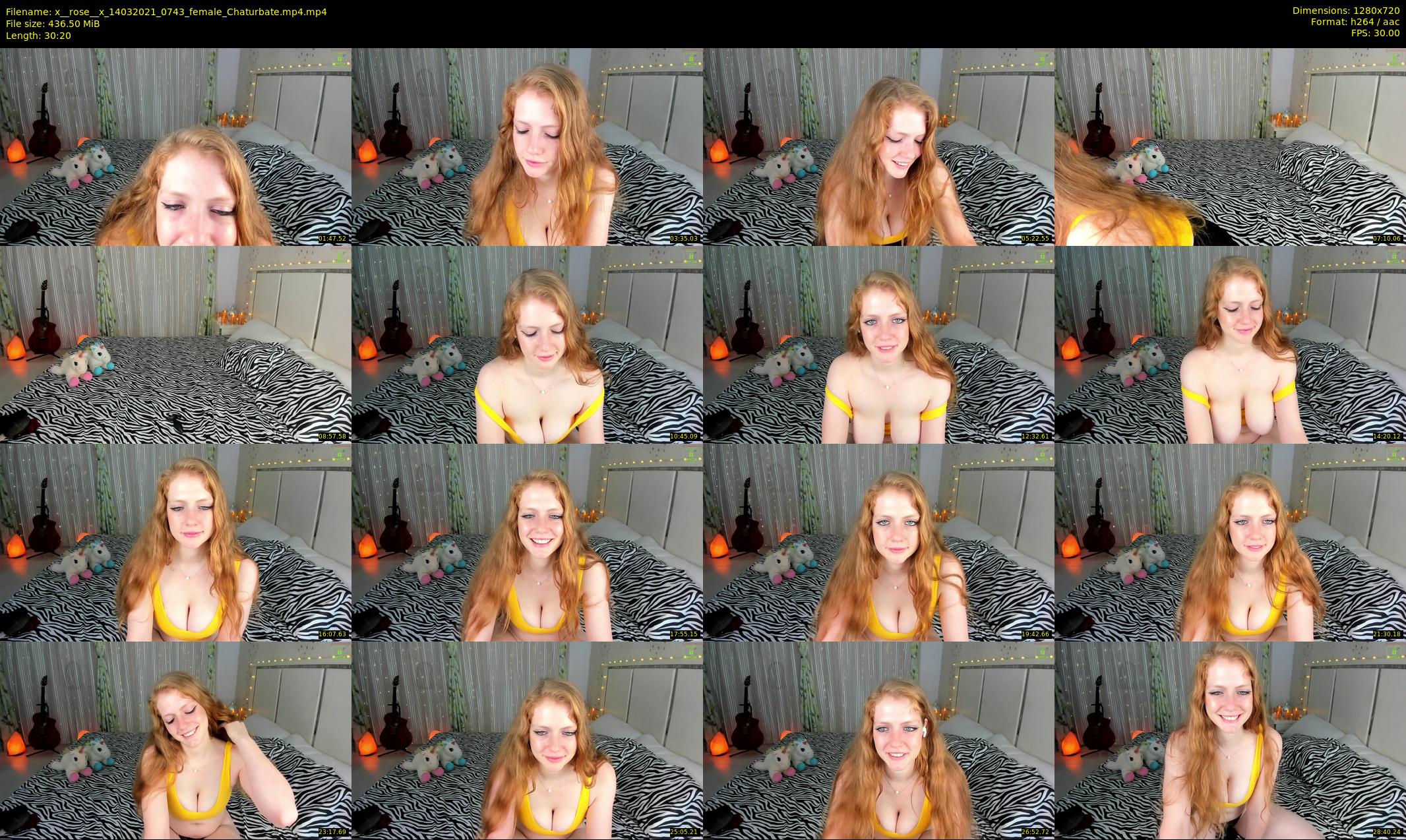 x__rose__x — 31 minute Chaturbate female cam show recording, 720p, Mar 14, 2021