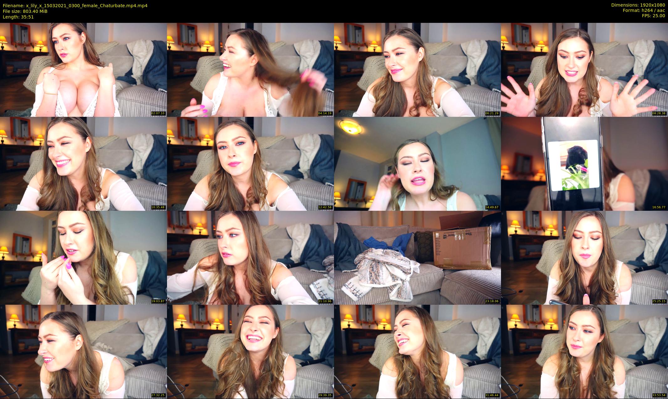 x_lily_x — 36 minute Chaturbate female cam show recording, 1080p, Mar 15, 2021